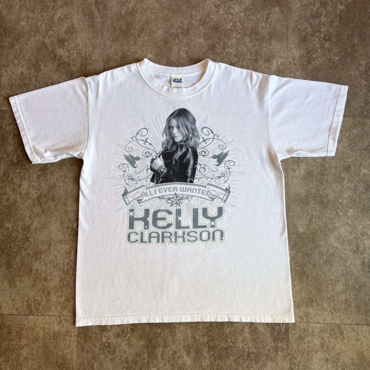 Vintage Vintage 2000s Kelly Clarkson All I Ever Wanted Tour T Shirt Size US M / EU 48-50 / 2 - 2 Thumbnail