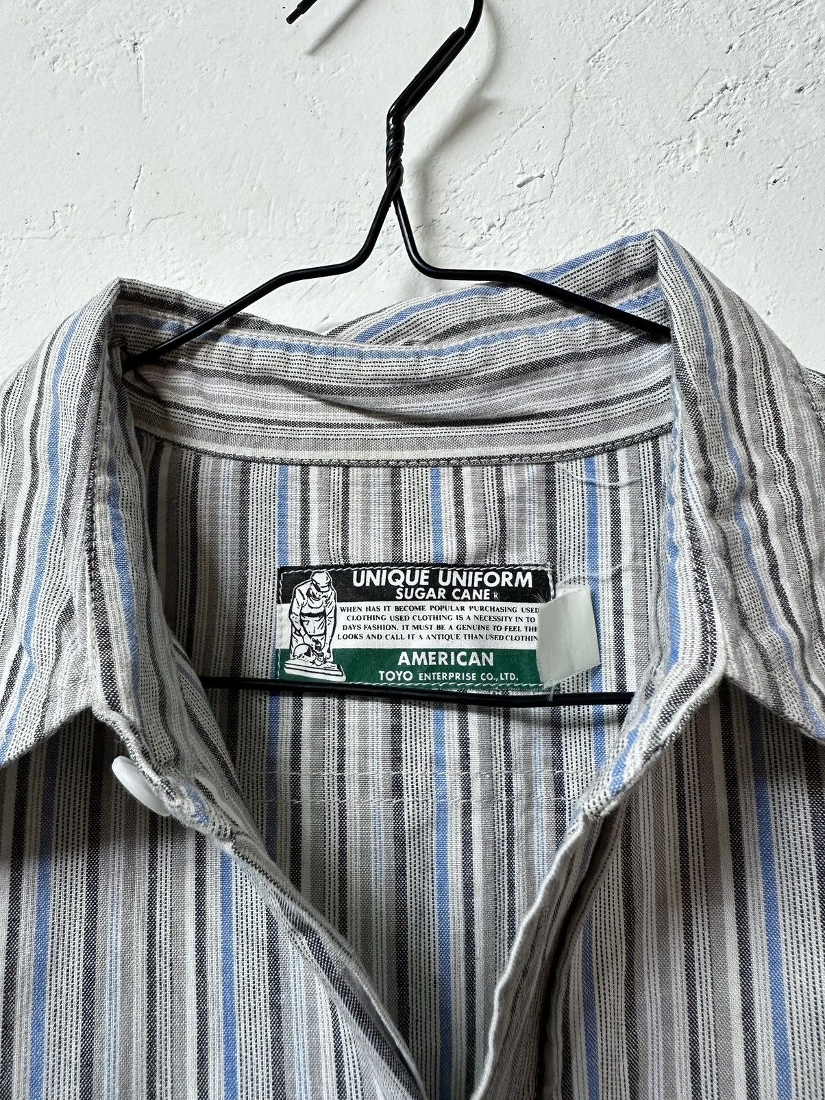Sugar Cane Vintage Sugar Cane Stripe Shirt Size US L / EU 52-54 / 3 - 4 Thumbnail