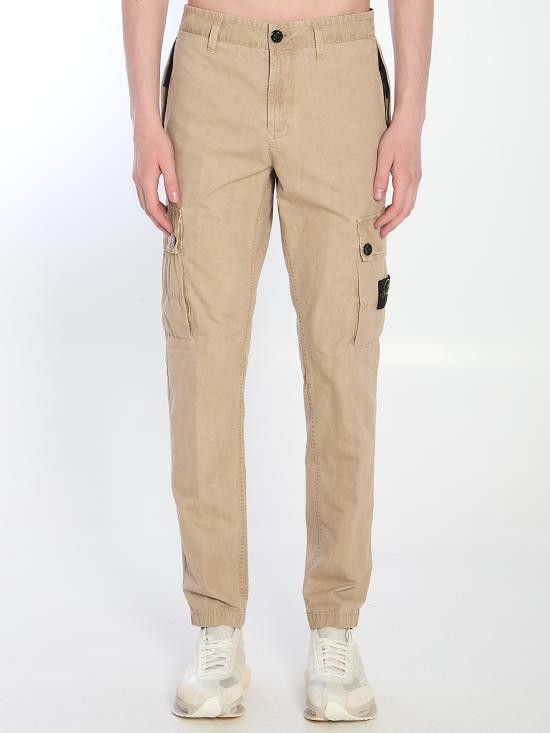 Stone Island STONE ISLAND Men Straight Pants K1S153100303 BEIGE Size US 36 / EU 52 - 1 Thumbnail