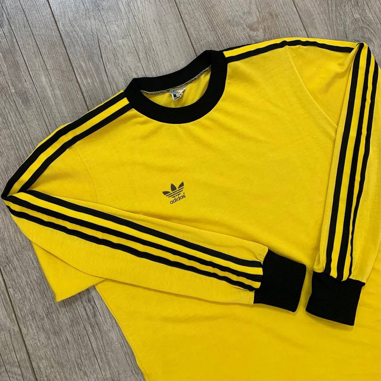 Adidas Vintage 70/80s Adidas Soccer Jersey Made in West Germany Size US M / EU 48-50 / 2 - 2 Thumbnail