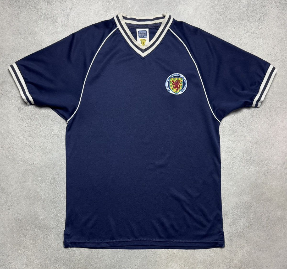 Score Draw Retro Scotland 1998 World Cup Finals Shirt - Navy/White - Mens  Replica - Shirts | Pro:Direct Soccer, image size:1200x1128