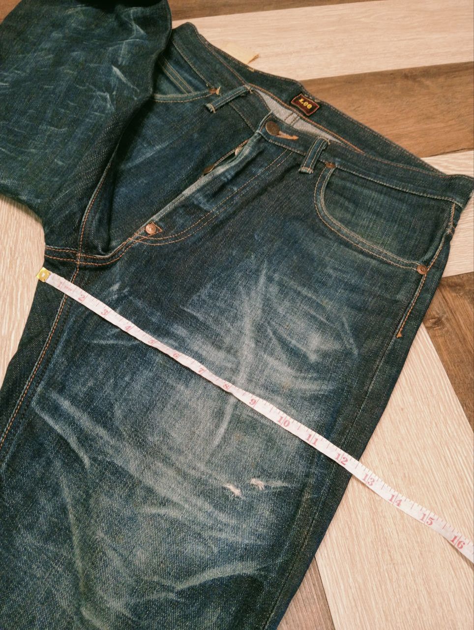 Lee VINTAGE LEE RIDERS LOT 101B 4101 DENIM JEANS Size US 33 - 23 Thumbnail