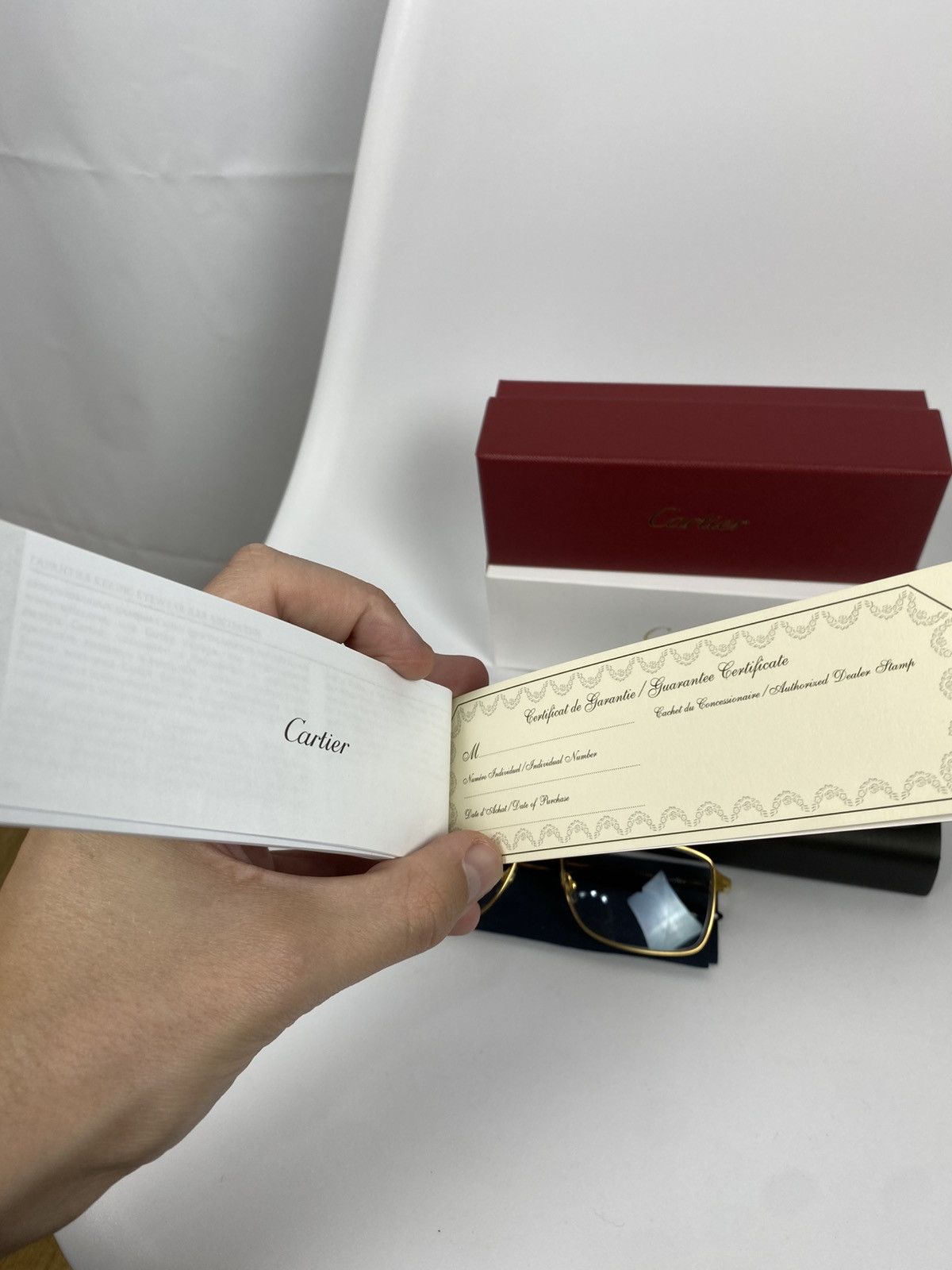 Cartier Cartier CT0040o Gold Frame Glasses New One Size Size ONE SIZE - 19 Thumbnail