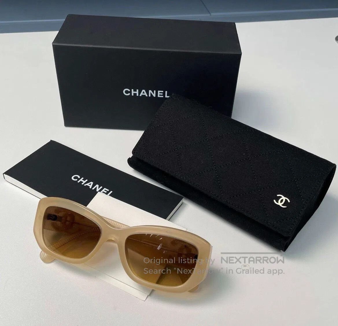 Chanel Chanel Clear frame jelly sunglasses| Size ONE SIZE - 1 Thumbnail