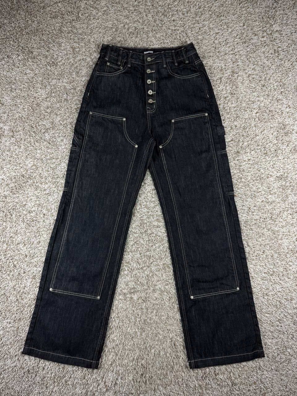 Other DONCARE Raw Denim Buggy Jeans Dark Blue Size US 30 / EU 46 - 1 Thumbnail