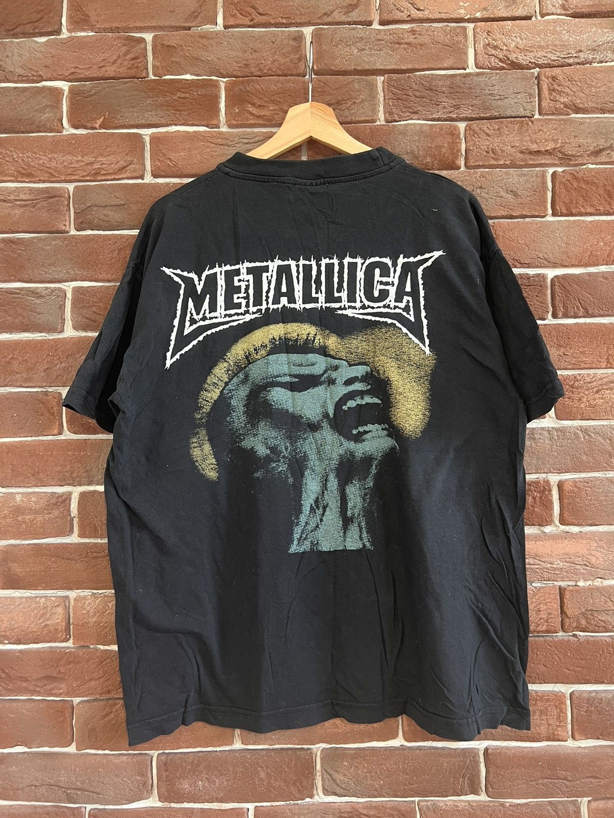 LLICA ST. ANGER Tシャツ　00s Vintage Metallica Shirt ST. ANGER Concert Shirt Band Tee Black