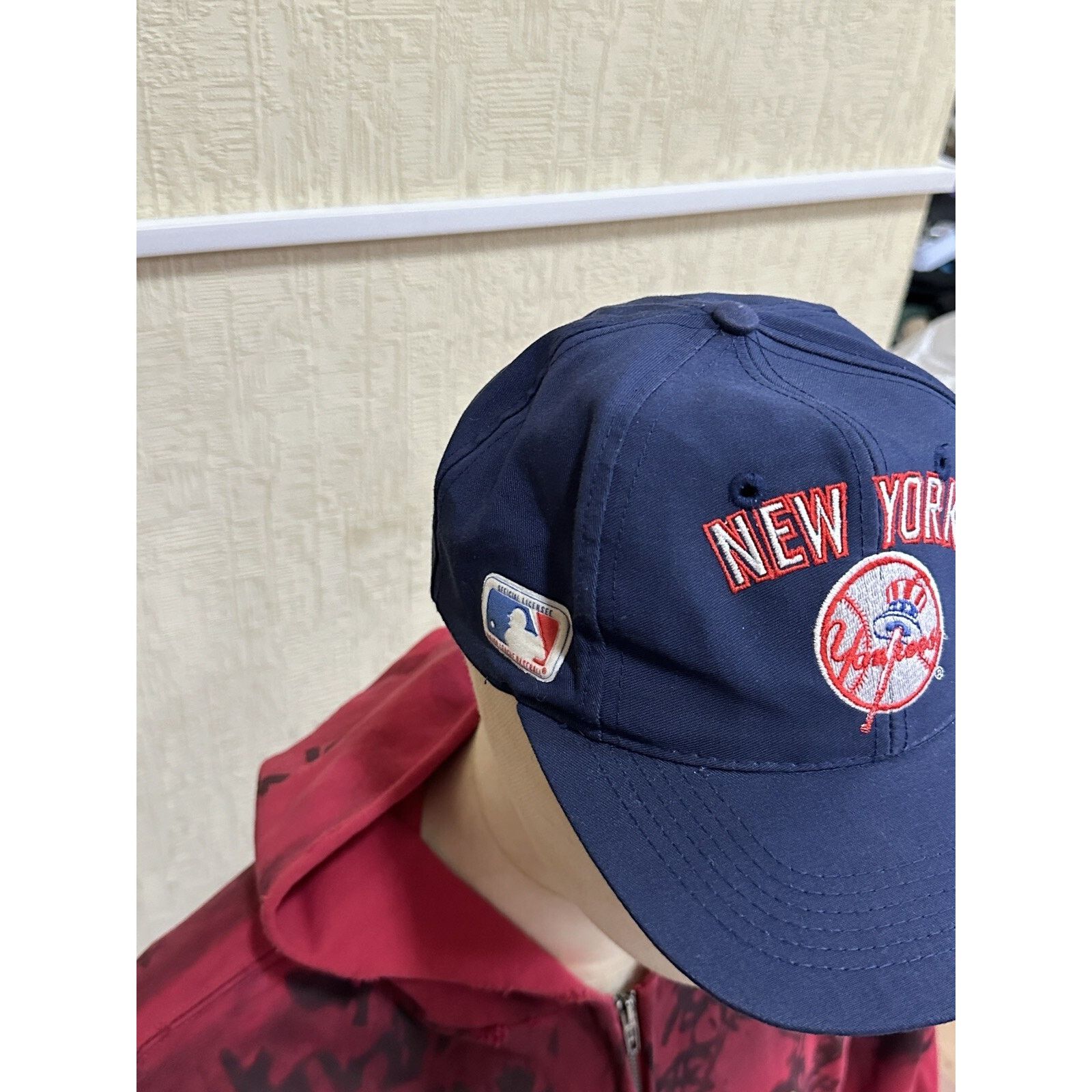 Vintage Vintage 1992 New York Yankees Baseball Men’s Navy Blue Cap Size ONE SIZE - 8 Thumbnail