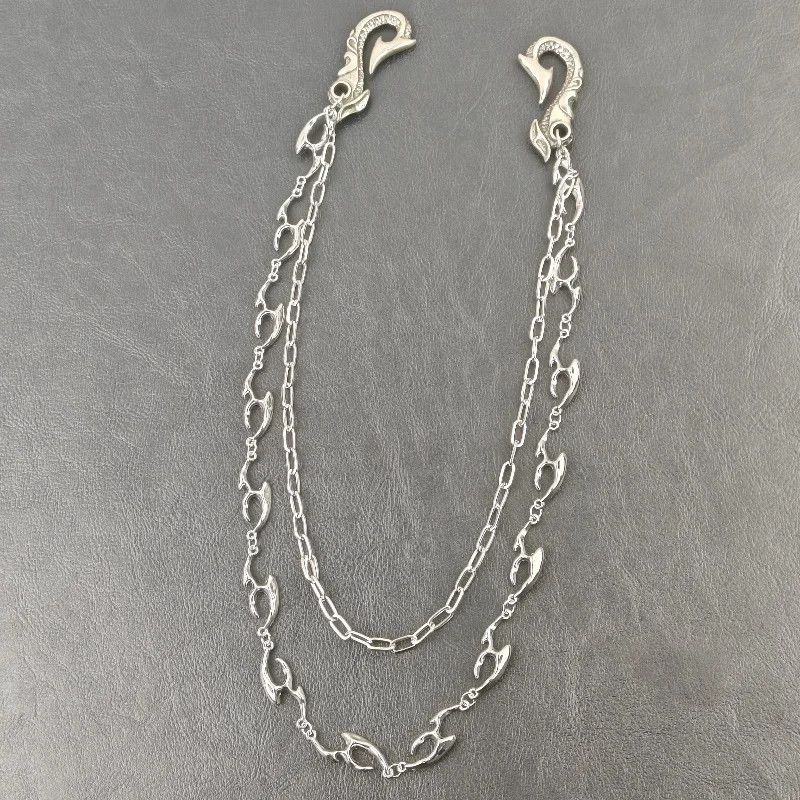 Japanese Brand × Jewelry Blazing Flame Punk Pants Chain Size ONE SIZE - 3 Thumbnail