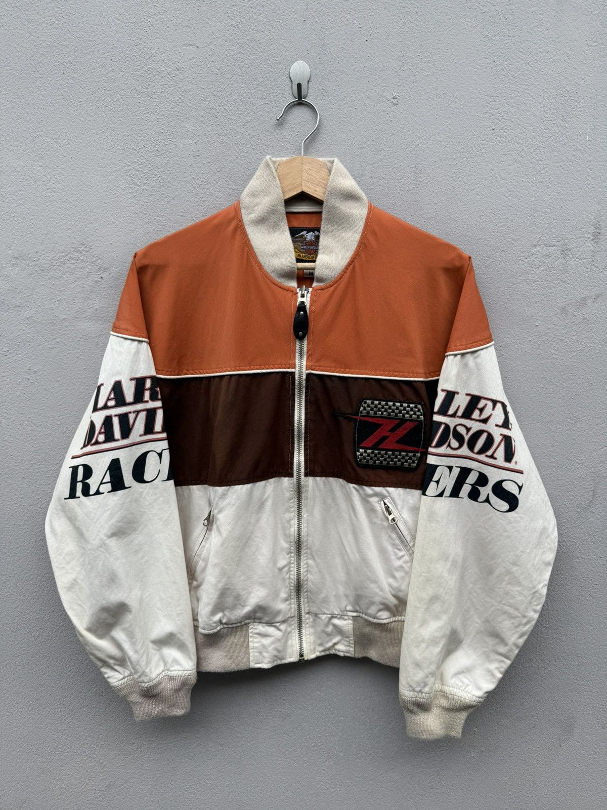 Harley Davidson 🔥RARE🔥 Vintage 90’s HARLEY DAVIDSON Racers “STAFF” Jacket Size US L / EU 52-54 / 3 - 1 Thumbnail