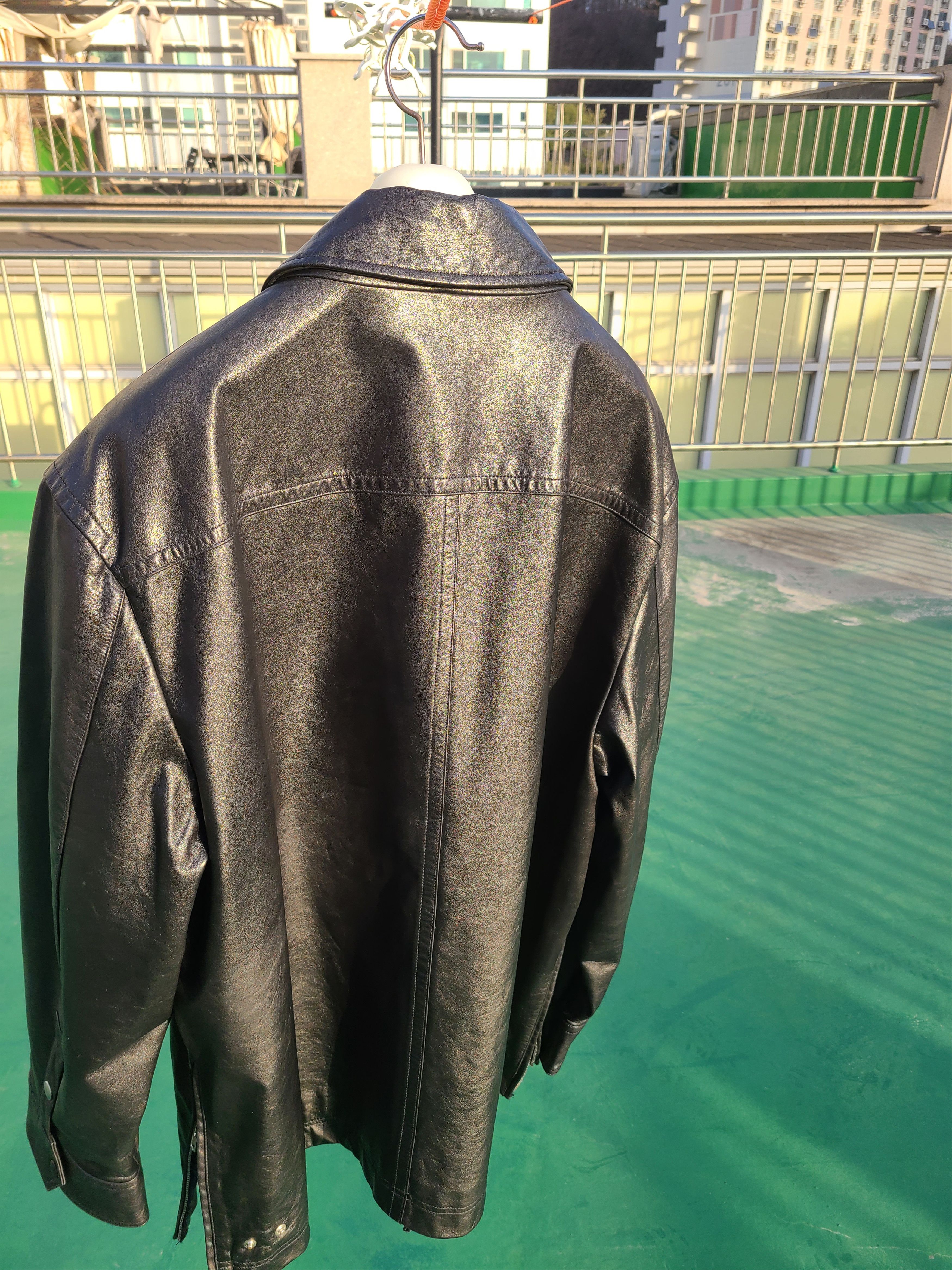 Helmut Lang helmut lang leather jacket 2xl xxl Size US XXL / EU 58 / 5 - 2 Thumbnail