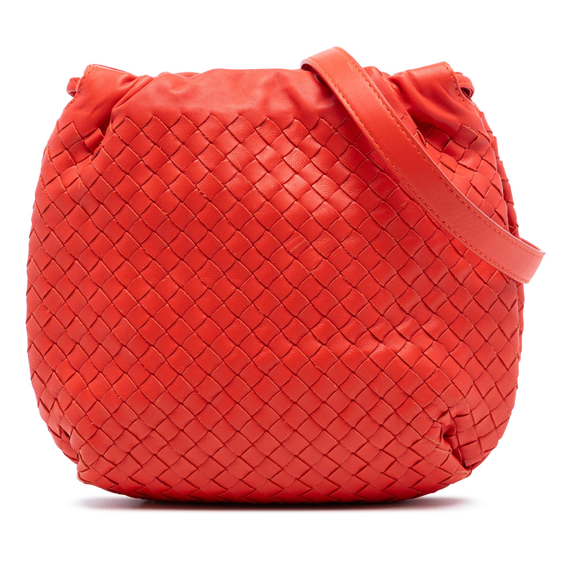 Bottega Veneta Bottega Veneta Nappa Intrecciato Drawstring Crossbody Size ONE SIZE - 1 Thumbnail