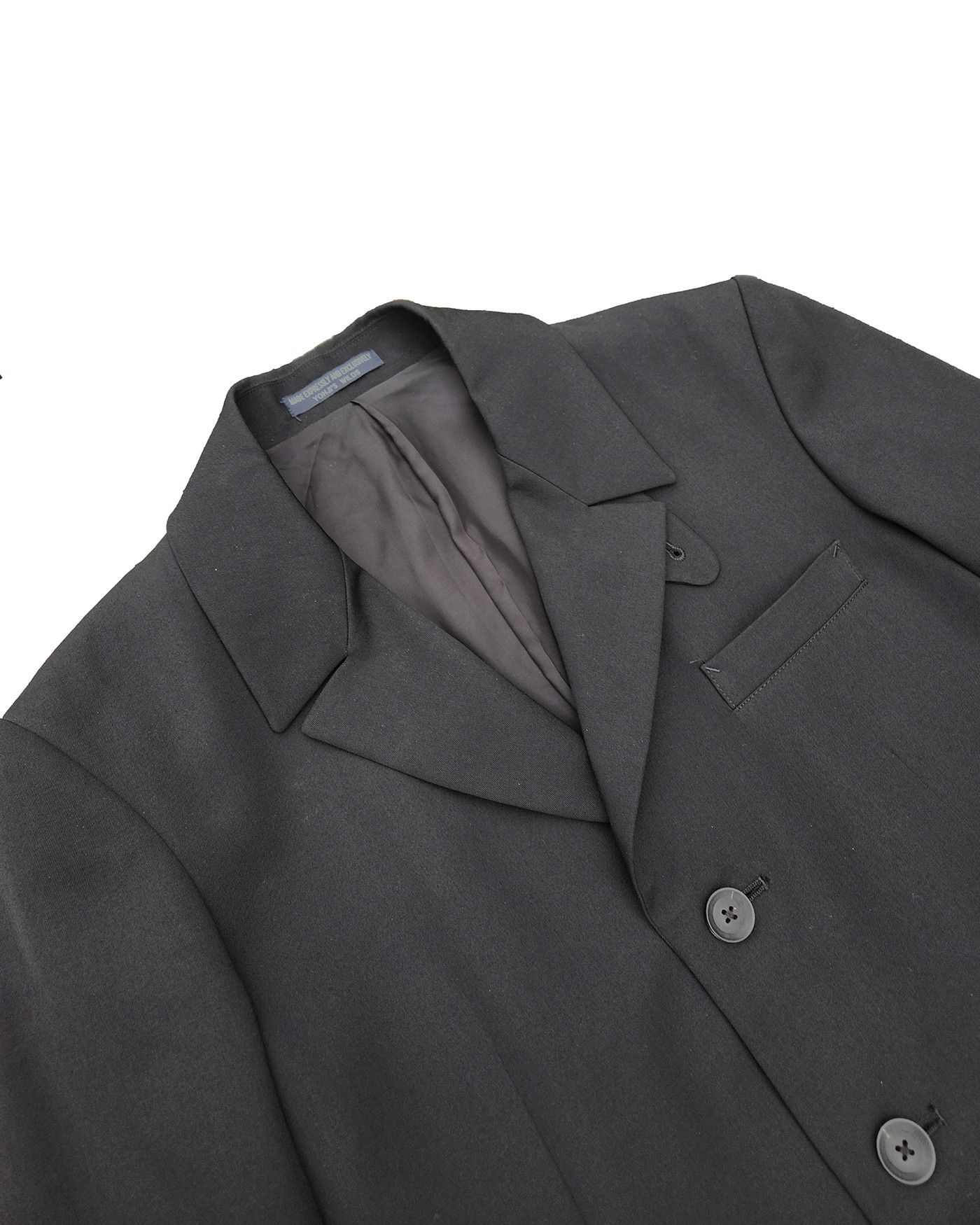 Yohji Yamamoto Regulation Yohji Yamamoto Wool Gabardine Doctor Coat Size US S / EU 44-46 / 1 - 3 Thumbnail