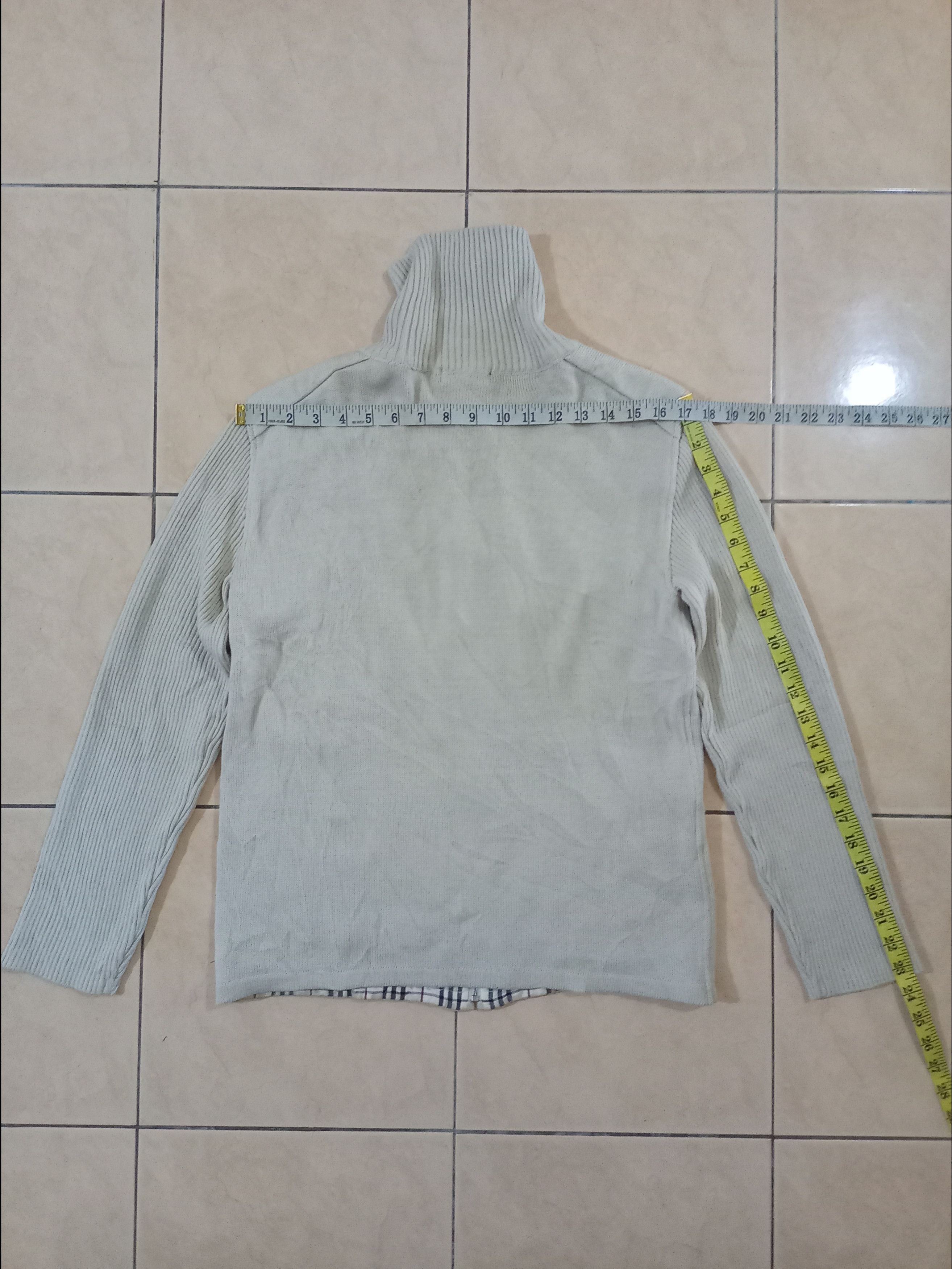Burberry BURBERRY TURTLE NECK ZIPPER KNITWEAR Size M / US 6-8 / IT 42-44 - 3 Thumbnail