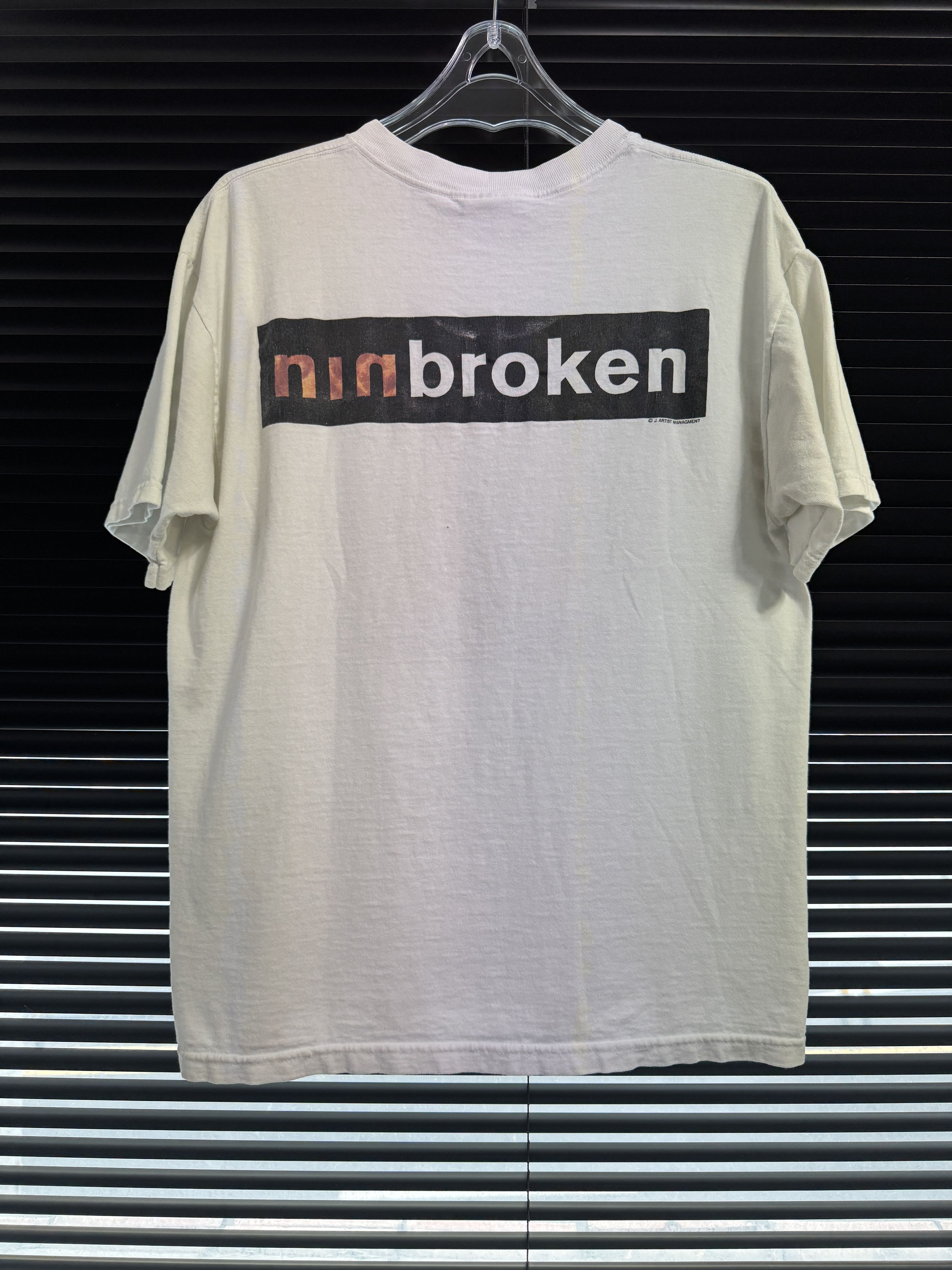 Band Tees Vintage 90s Nine Inch Nails Broken Shirt Size US L / EU 52-54 / 3 - 2 Thumbnail