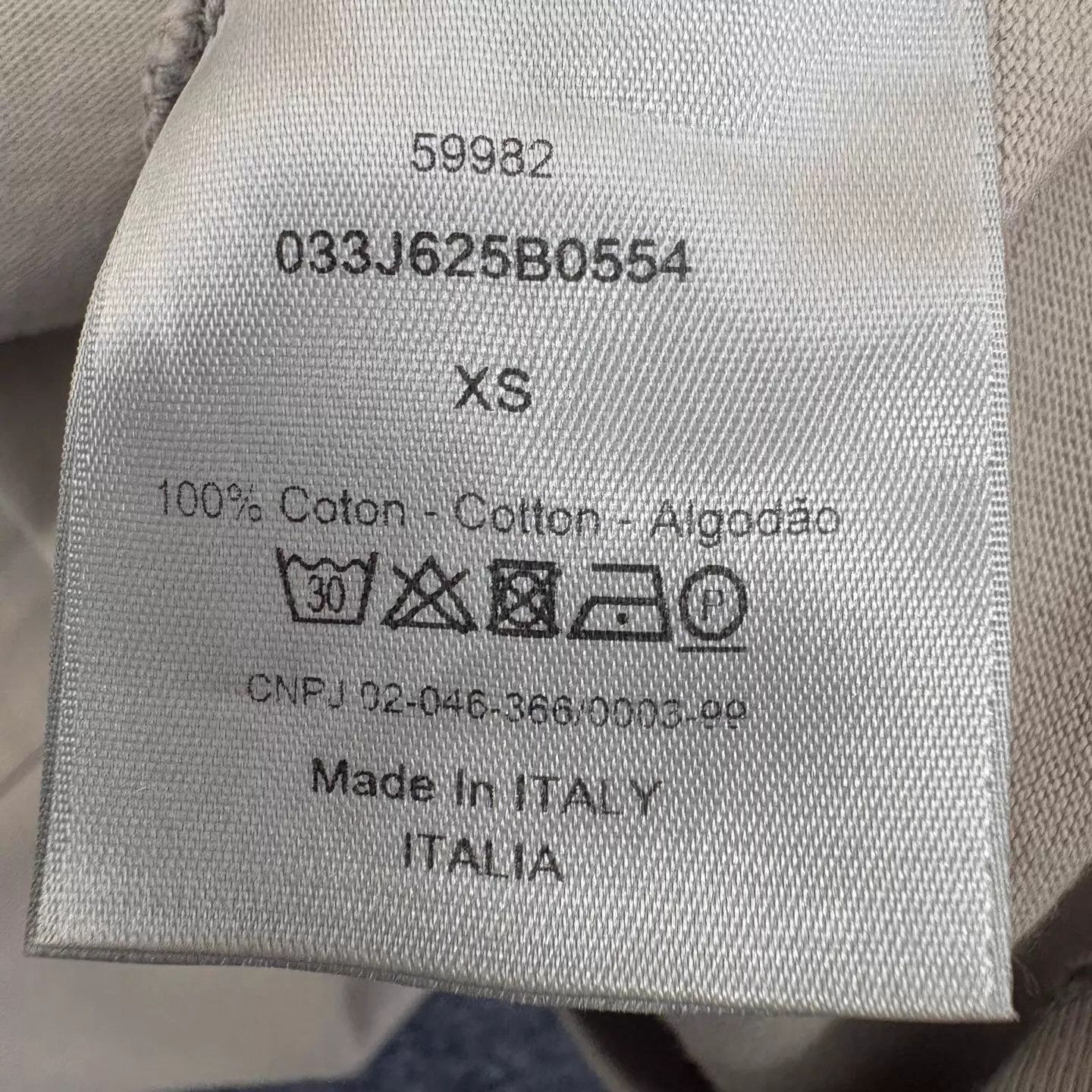 Dior Dior AIR DIOR Short Sleeve Tee XS Gray Size XS / US 0-2 / IT 36-38 - 6 Thumbnail