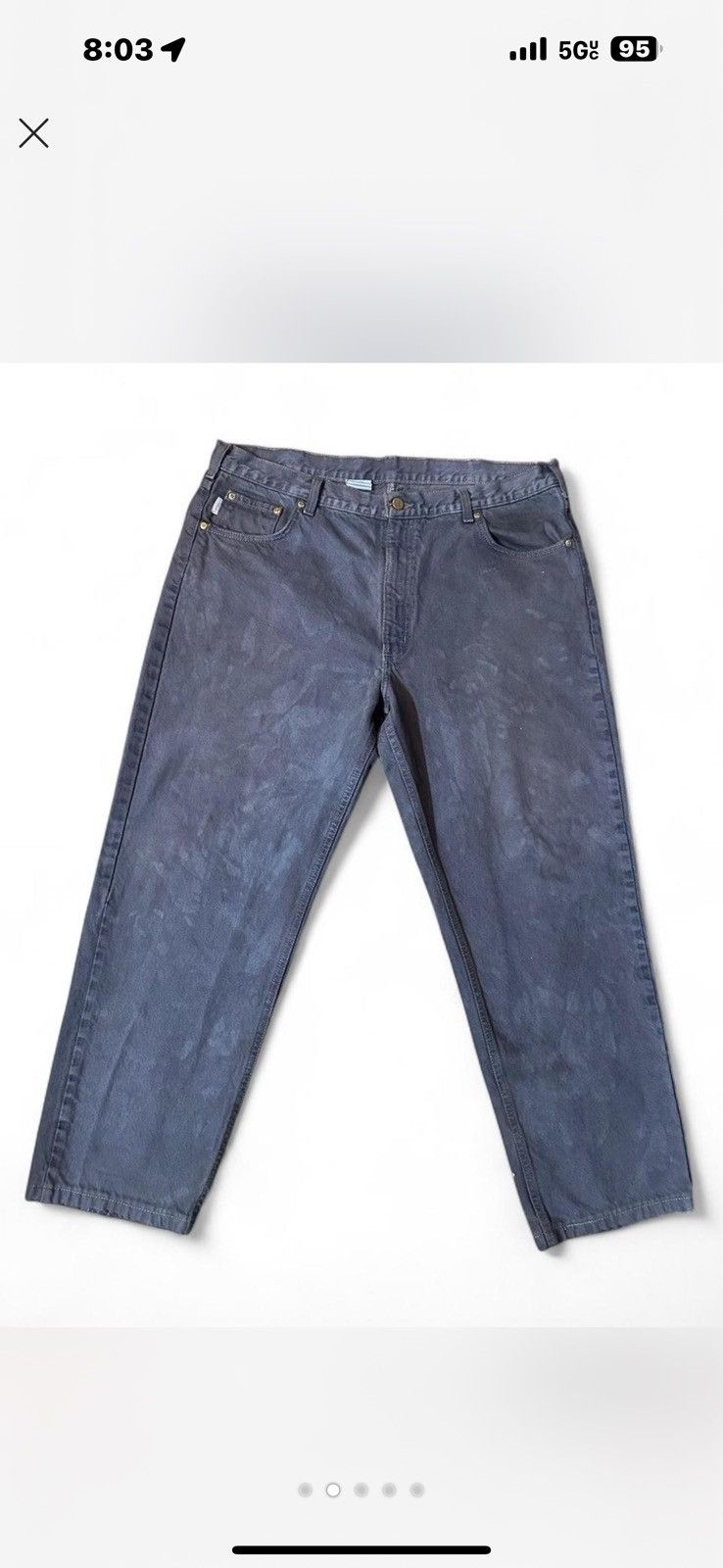 Carhartt dyed and sewn dickies Size US 40 / EU 56 - 4 Thumbnail
