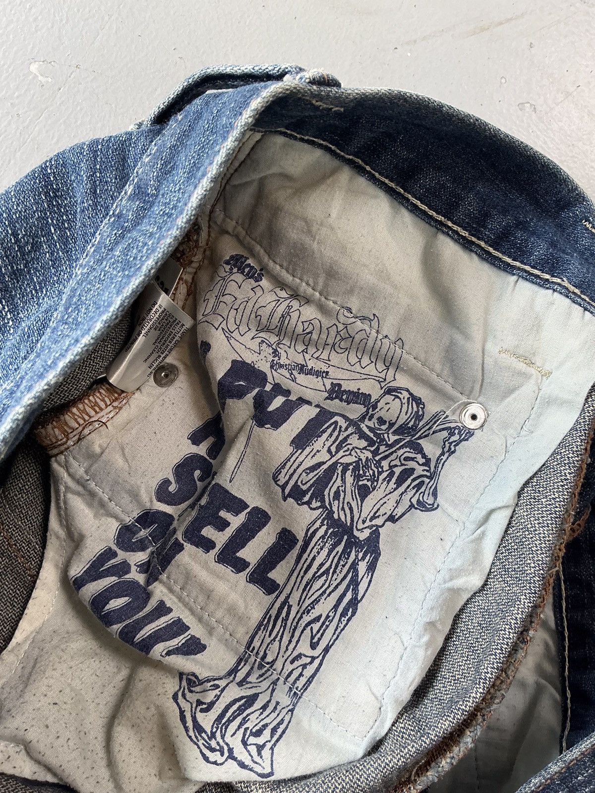 Ed Hardy × Vintage Vintage Edhardy big pocket denim Size US 32 / EU 48 - 8 Thumbnail