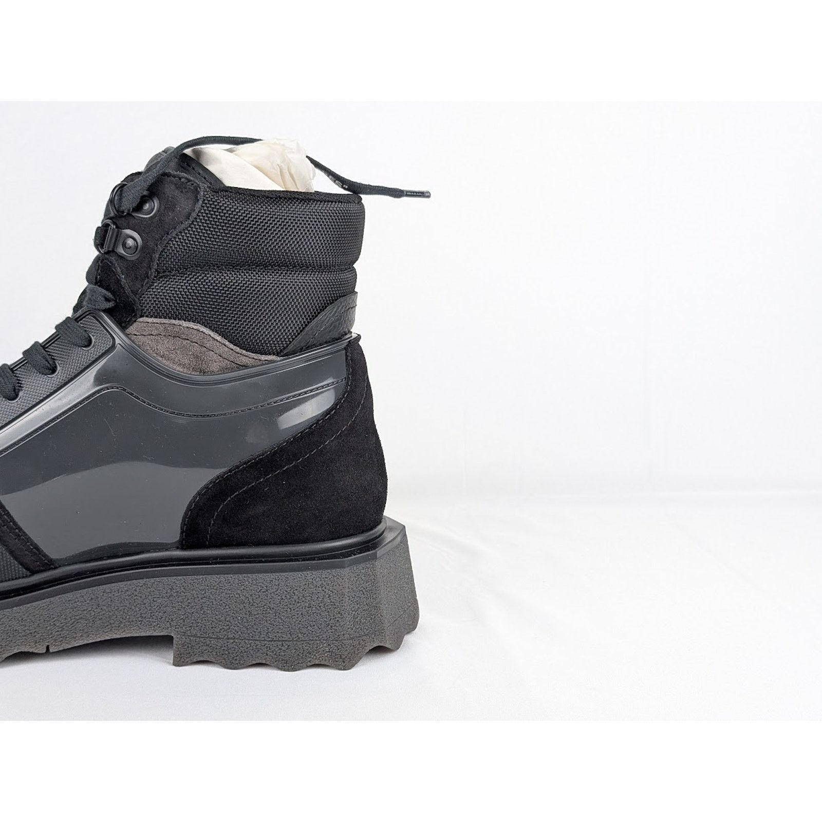 Off-White o1rshd1 Hiking Sponge Sneakers in Black / Khaki Size US 9 / EU 42 - 2 Thumbnail