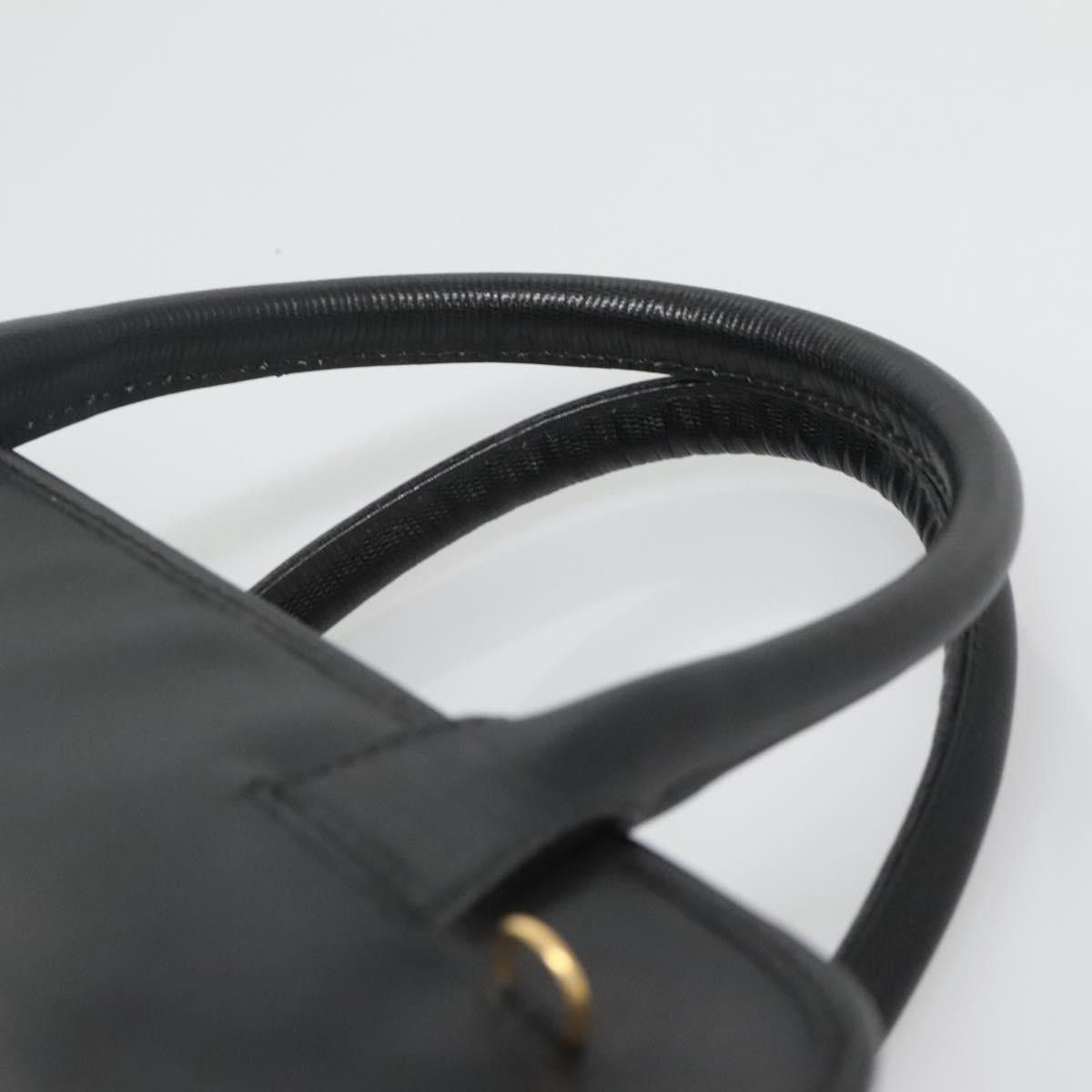 Celine CELINE Hand Bag Leather Black Gold Size ONE SIZE - 8 Thumbnail