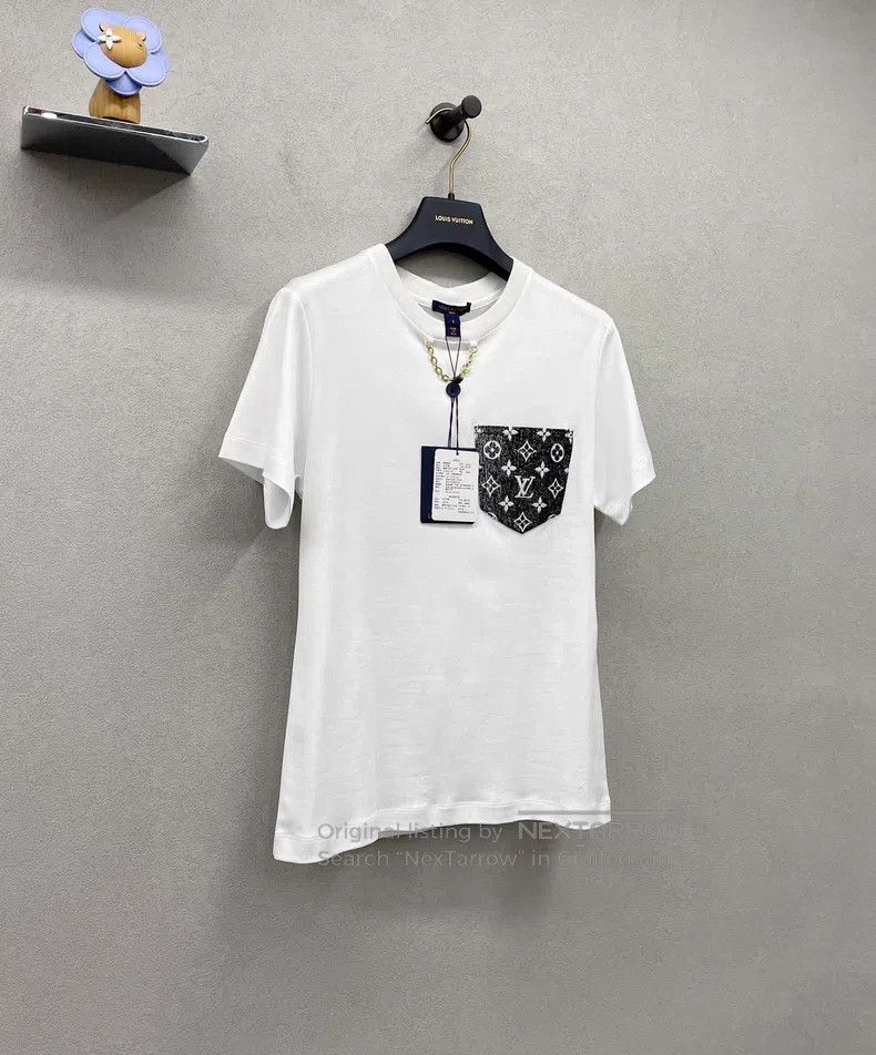 Louis Vuitton Louis Vuitton White pocket short sleeve Size US S / EU 44-46 / 1 - 3 Thumbnail