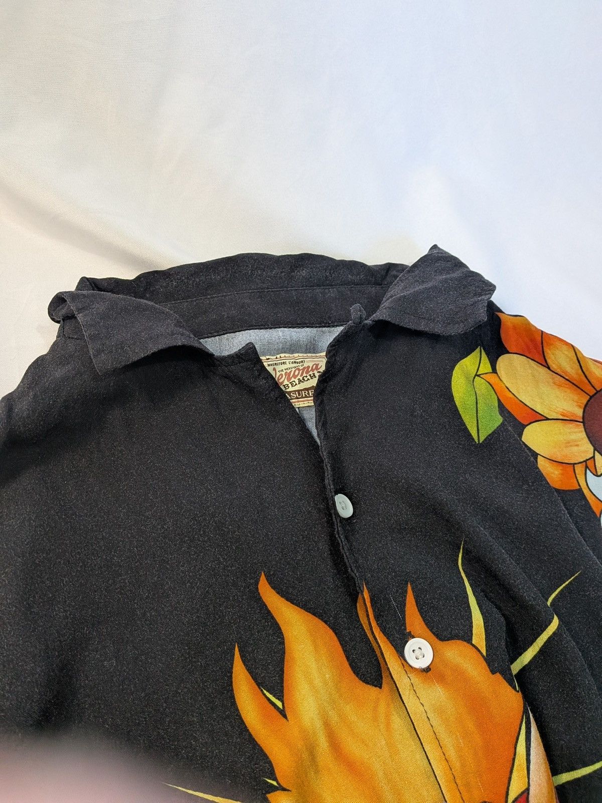 Pleasures RARE Pleasures "Romeo" Gangster Rayon Shirt Black Men’s M Size US M / EU 48-50 / 2 - 19 Thumbnail