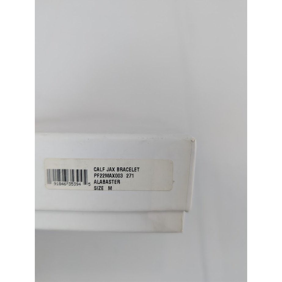 Amiri o1rshd1 Size: M / Calf Jax Bracelet in Alabaster Size ONE SIZE - 19 Thumbnail