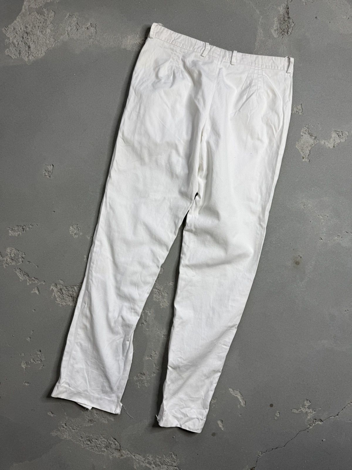 Gucci × Tom Ford × Vintage Vintage Gucci Tom Ford Era 90's White Pants Size 30" / US 8 / IT 44 - 2 Thumbnail