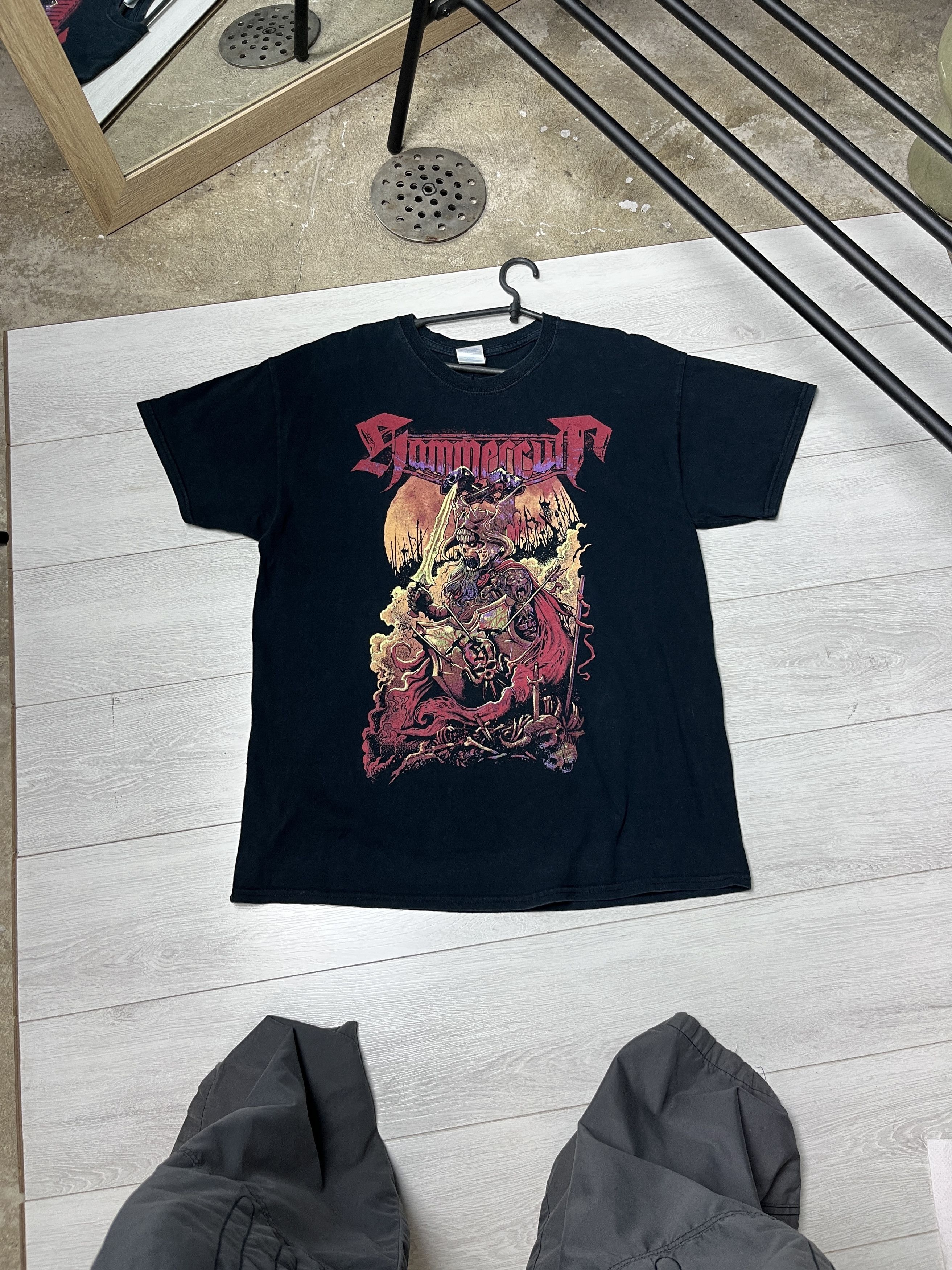 Vintage 2000s VIOLATOR "CHEMICAL ASSAULT" FUKCING THRASH TEE - № 970 Size US L / EU 52-54 / 3 - 1 Thumbnail