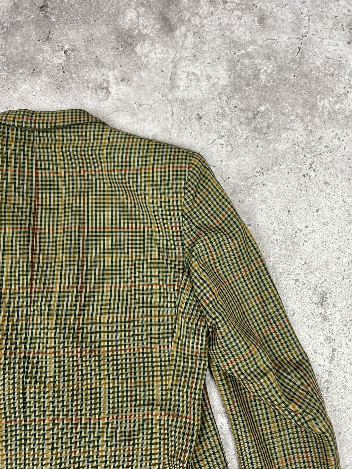 Burberry Vintage Burberrys Wool Blazer Jacket Lining Monogram Size 50R - 22 Thumbnail