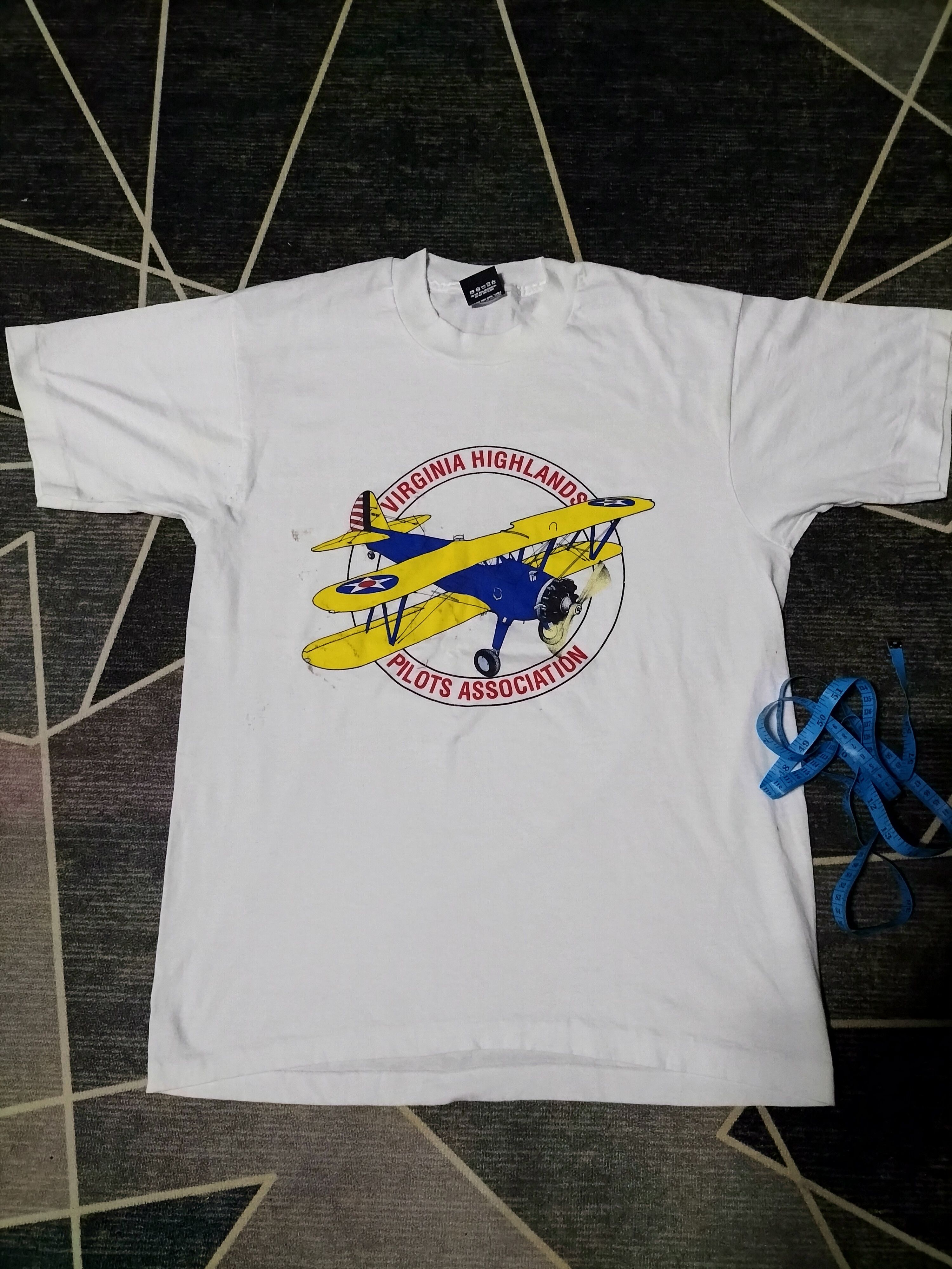 Vintage Vintage Virginia Highlands Pilots Associates 80s Size US XL / EU 56 / 4 - 1 Thumbnail