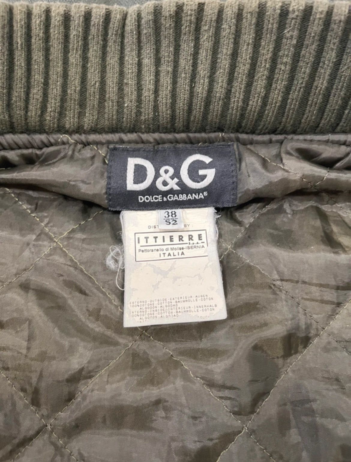 Dolce & Gabbana Dolce Gabbana "Patriot" Archive Vintage Splited Hood Jacket Size US XL / EU 56 / 4 - 12 Thumbnail