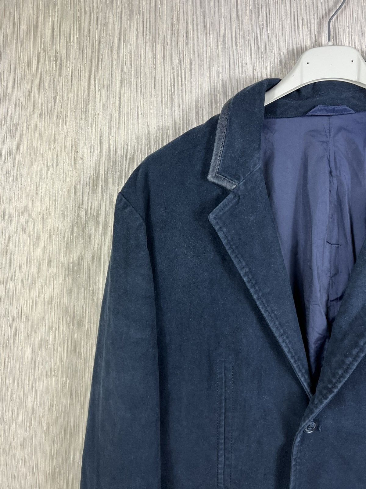 Versace Versace collection classic navy blazer jacket leather luxury Size US L / EU 52-54 / 3 - 6 Thumbnail