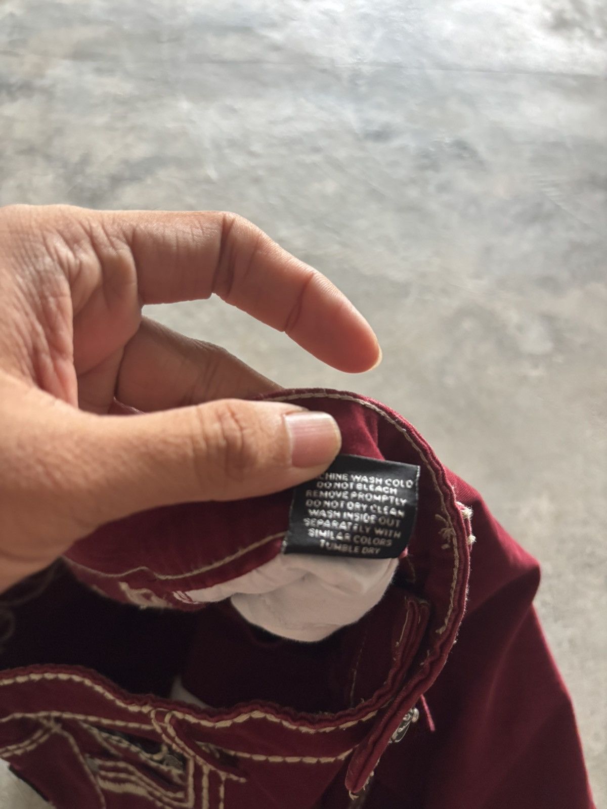 Japanese Brand PHANTOM DENIM chrome hearts inspired style cross punk goth Size US 34 / EU 50 - 7 Thumbnail