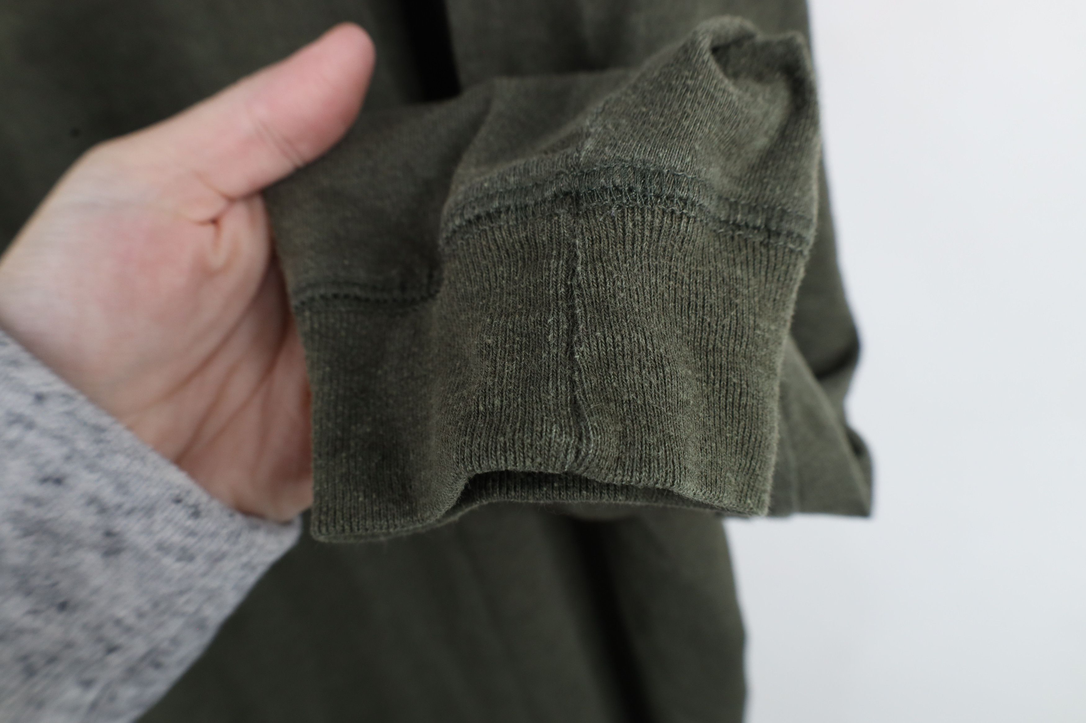 Vintage Vintage 90s Streetwear Long Sleeve Henley T-Shirt Green Size US L / EU 52-54 / 3 - 4 Thumbnail