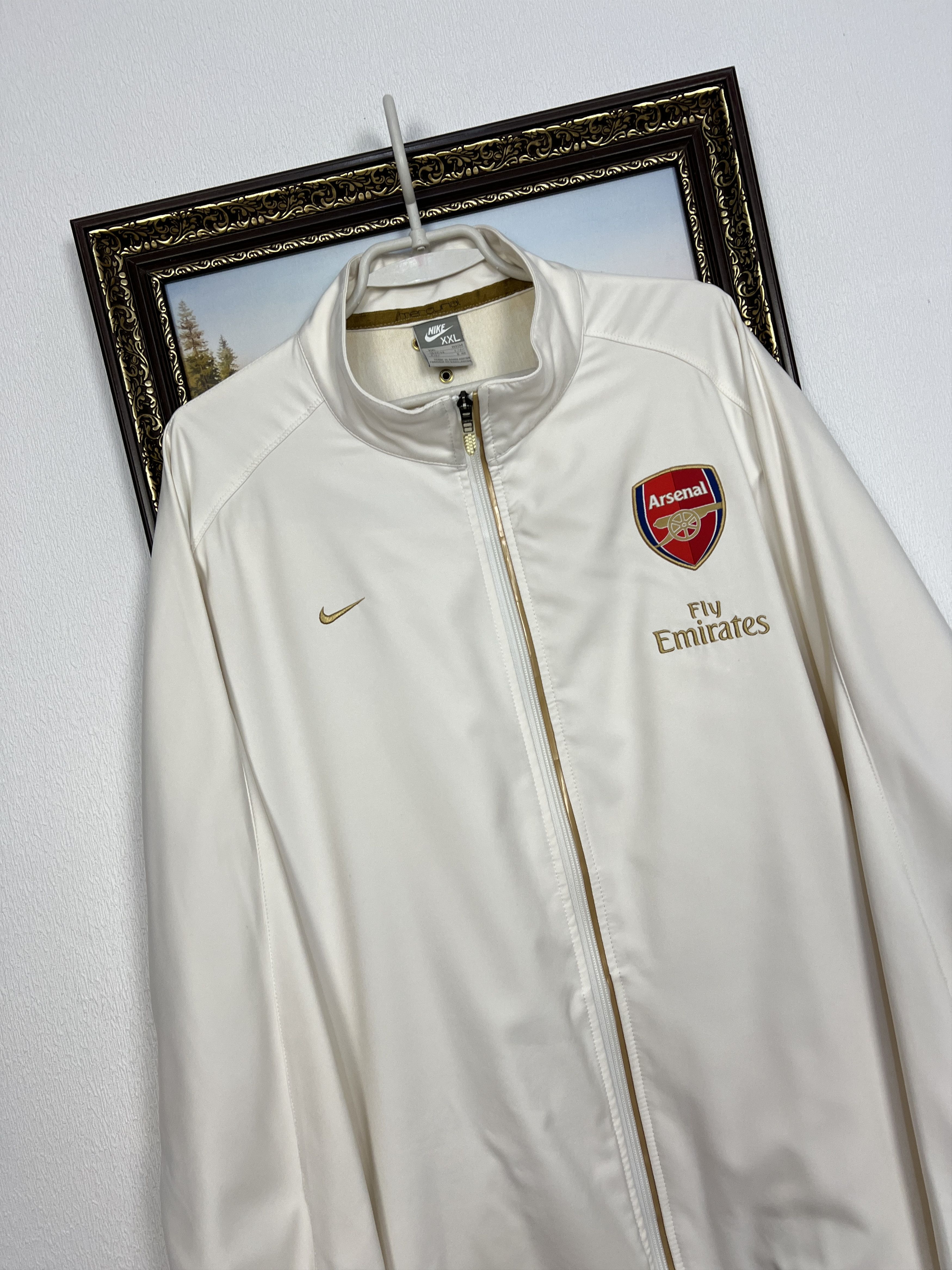 Nike Vintage Arsenal Football Jacket Soccer Track Top Gunners Size US XXL / EU 58 / 5 - 3 Thumbnail
