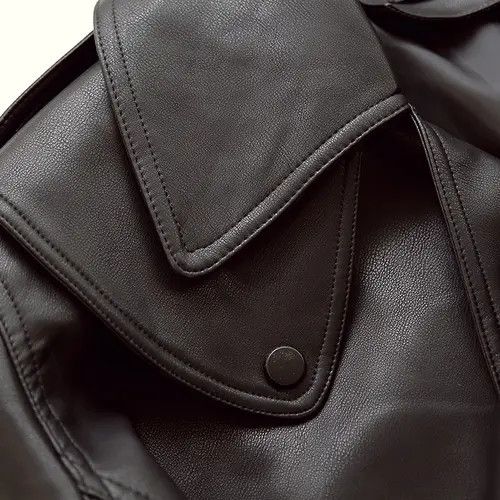 Other Cropped black leather jacket Size US L / EU 52-54 / 3 - 3 Thumbnail