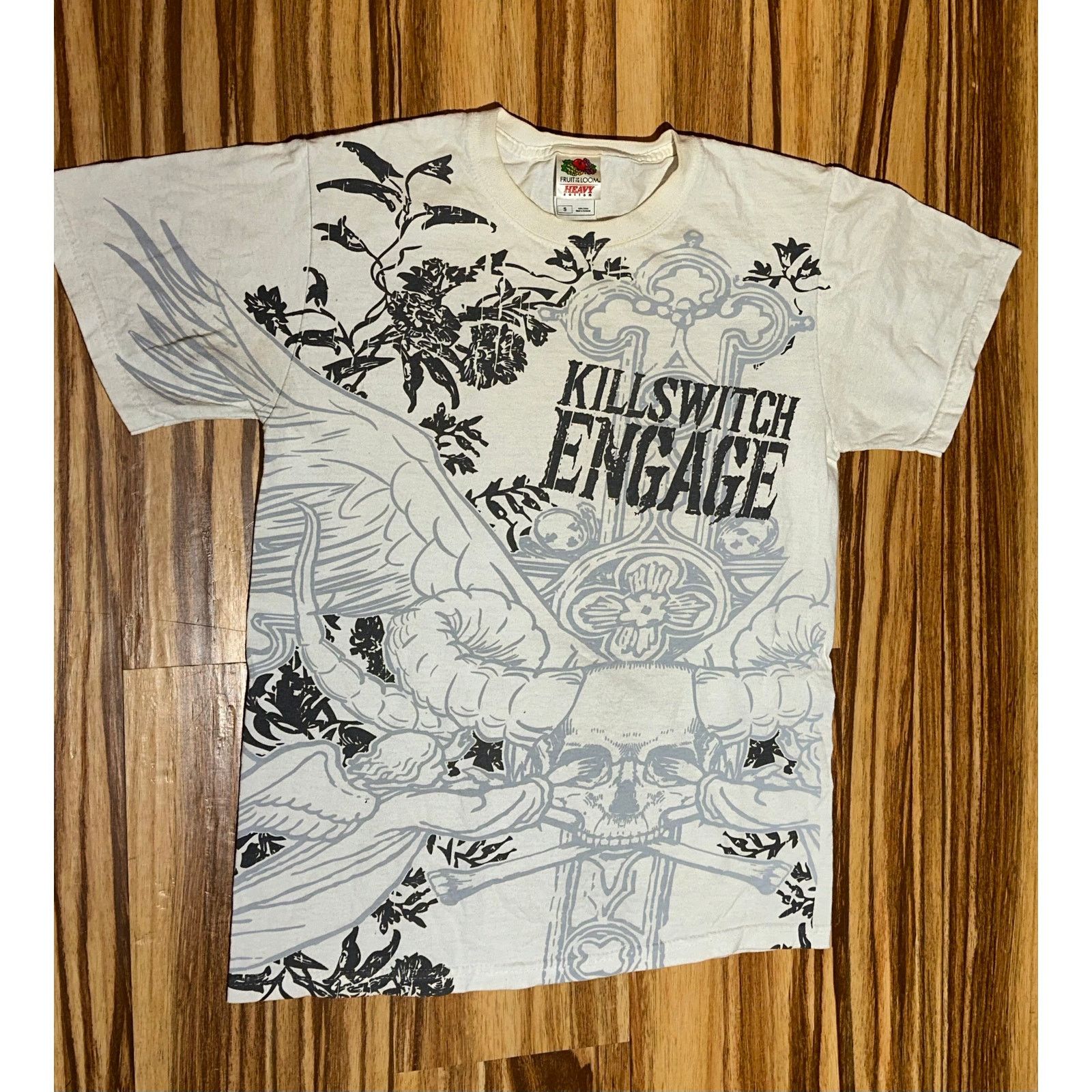 Gildan Vintage Kill Switch Engage Angel Skulls Uniquedesign Size L Size US S / EU 44-46 / 1 - 3 Thumbnail