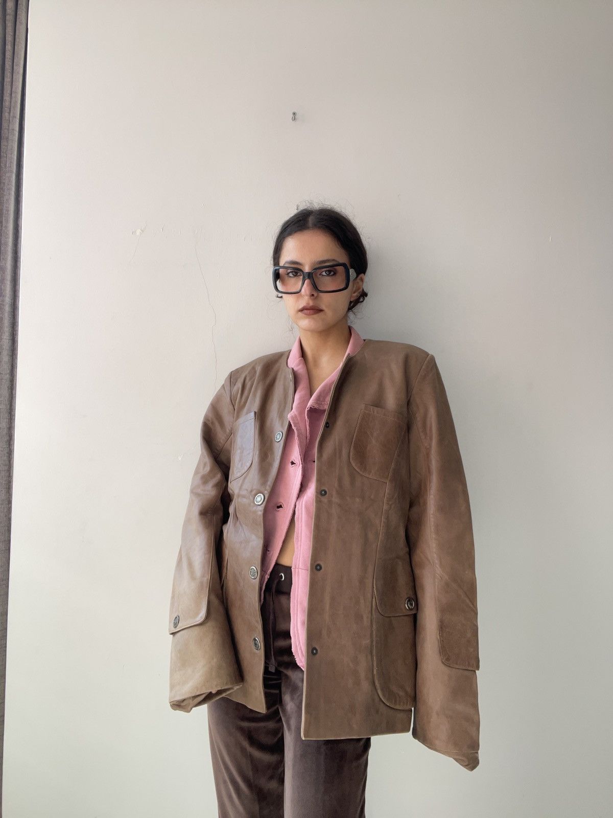 Vintage Vintage leather jacket Size L / US 10 / IT 46 - 1 Thumbnail