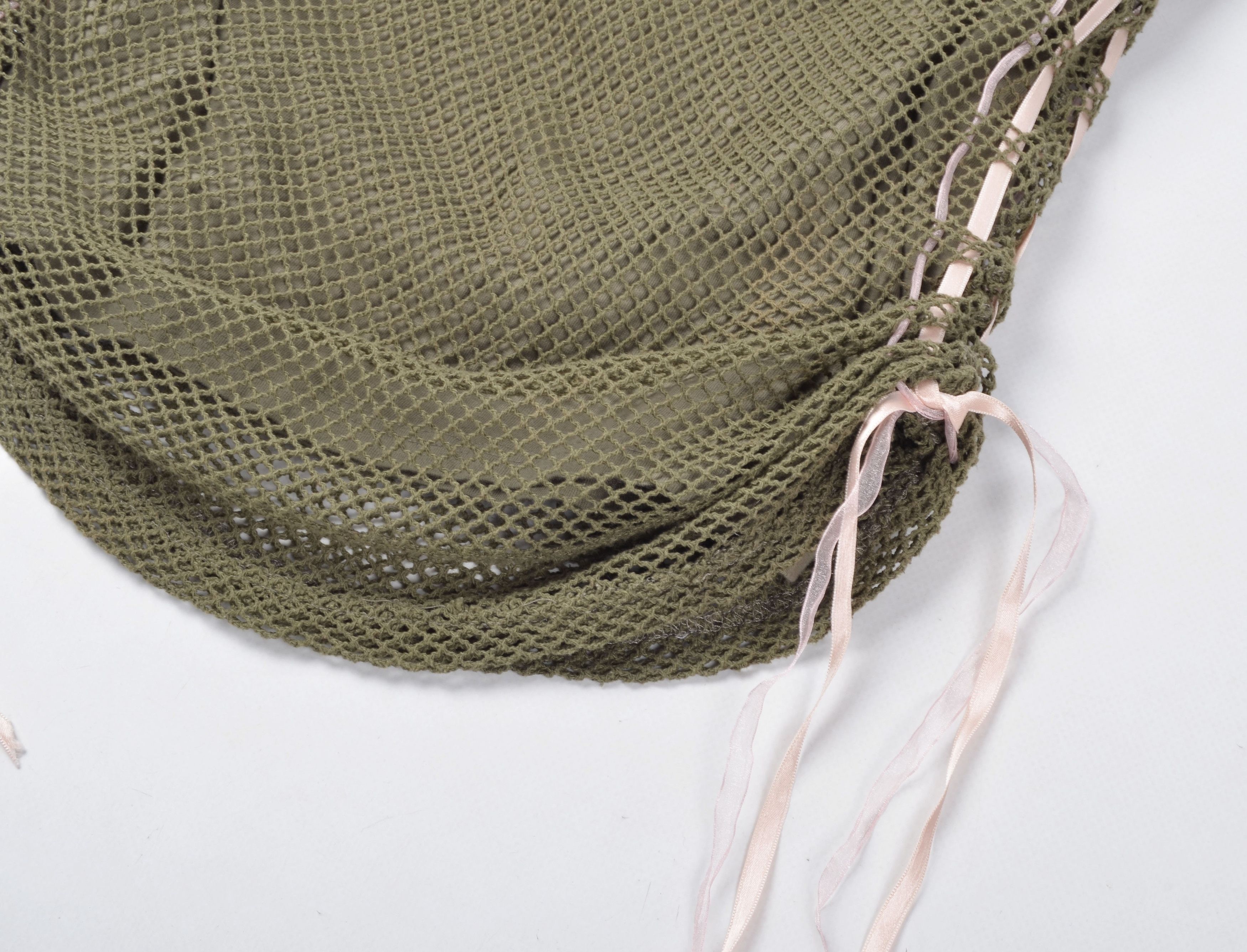 Jasper Conran Vintage Jasper Conran Y2K Grunge Double Layer Fishnet Top Size M / US 6-8 / IT 42-44 - 6 Thumbnail