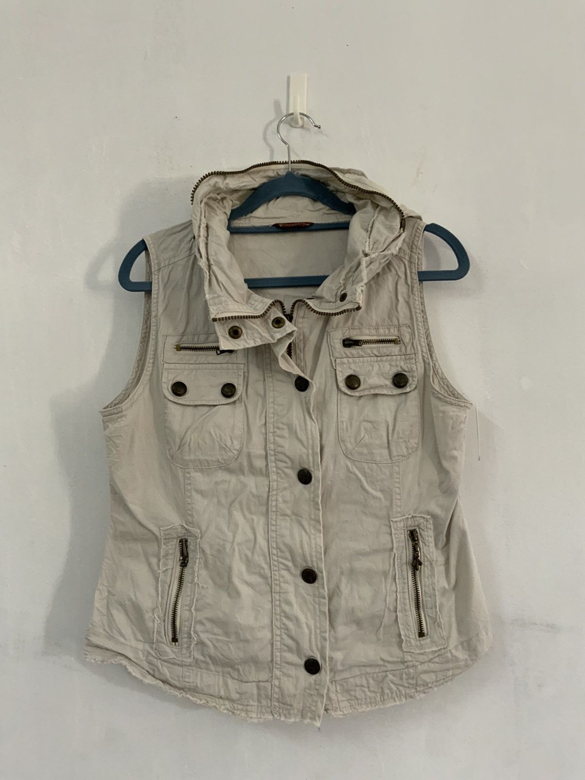 Japanese Brand CornFlake Designer Distressed Hoodie Vest Size US L / EU 52-54 / 3 - 1 Thumbnail