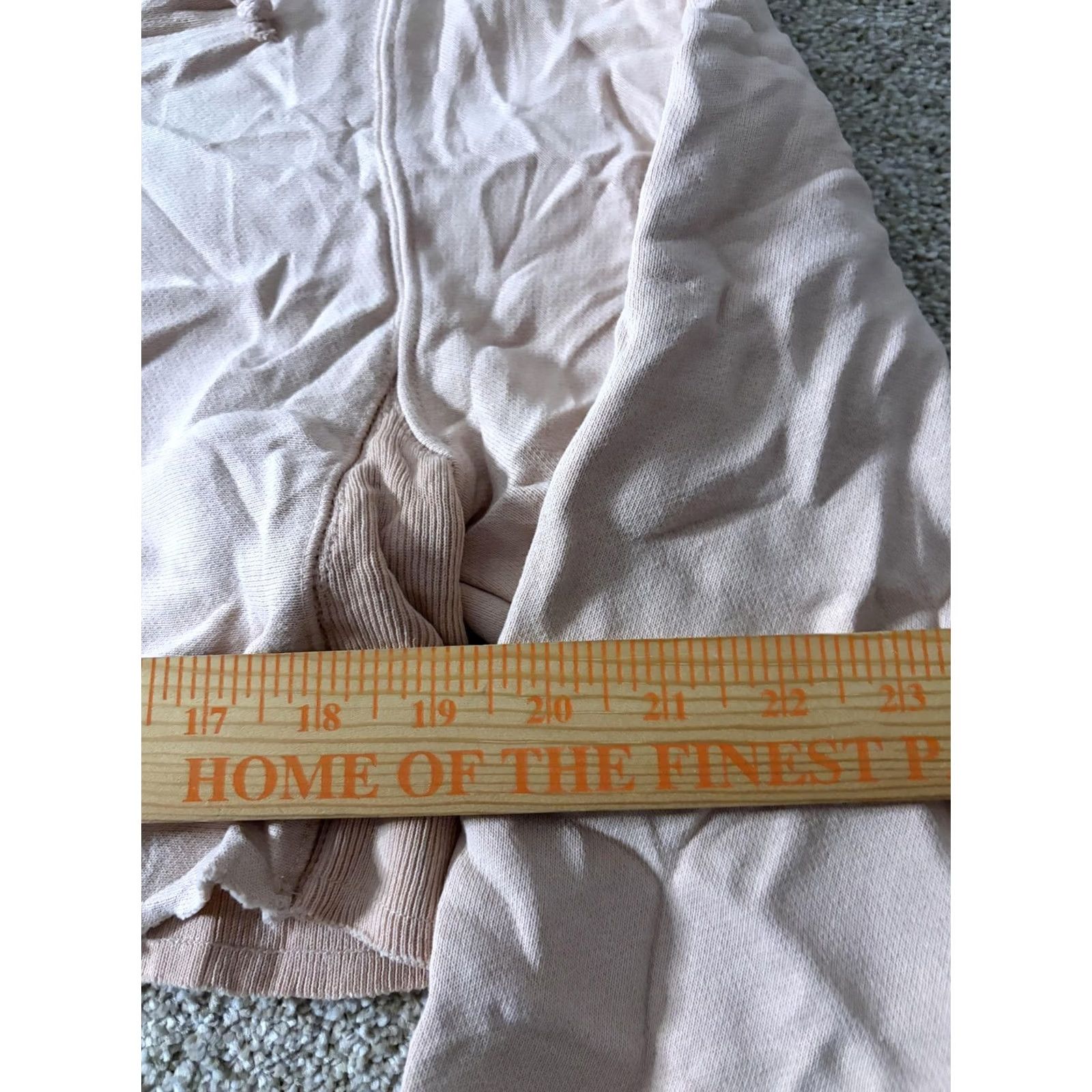 Champion Champion Hoodie Womens Medium Pink Reverse Weave Cropped Fleece Logo Sweatshirt Size M / US 6-8 / IT 42-44 - 6 Thumbnail