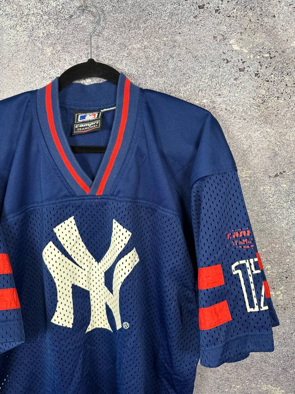 NFL × New York Yankees 90's New York Yankees Campri Vintage Baseball Jersey Size US M / EU 48-50 / 2 - 3 Thumbnail