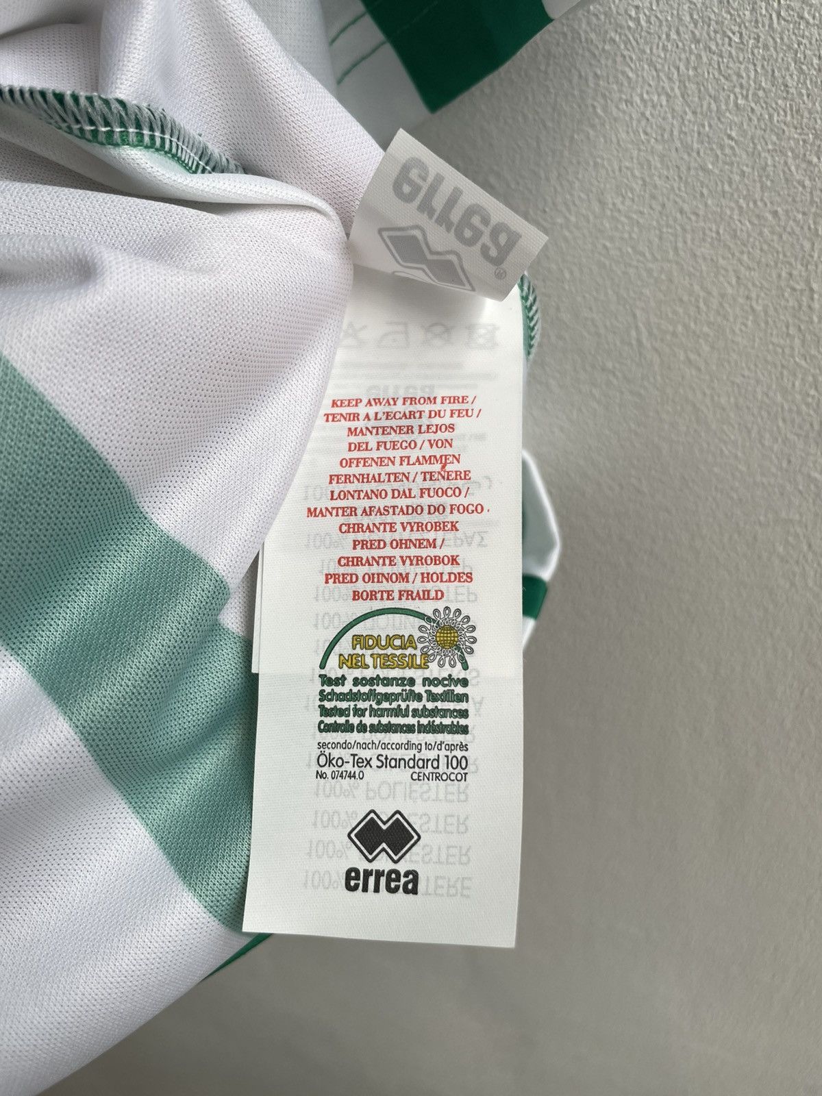 Errea Blyth Spartans AFC Callum #10 Football Soccer Jersey Shirt Size US M / EU 48-50 / 2 - 18 Thumbnail