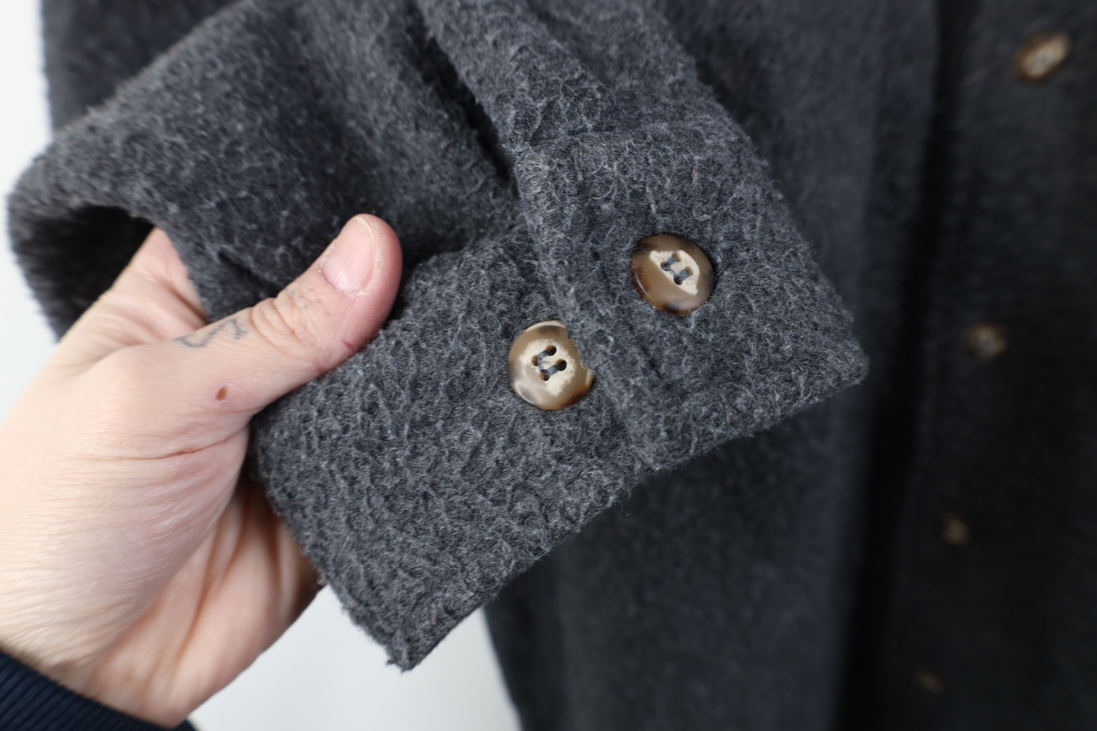 Vintage Vintage 90s Streetwear Fleece Button Shirt Jacket Jac Shirt Size US M / EU 48-50 / 2 - 5 Thumbnail