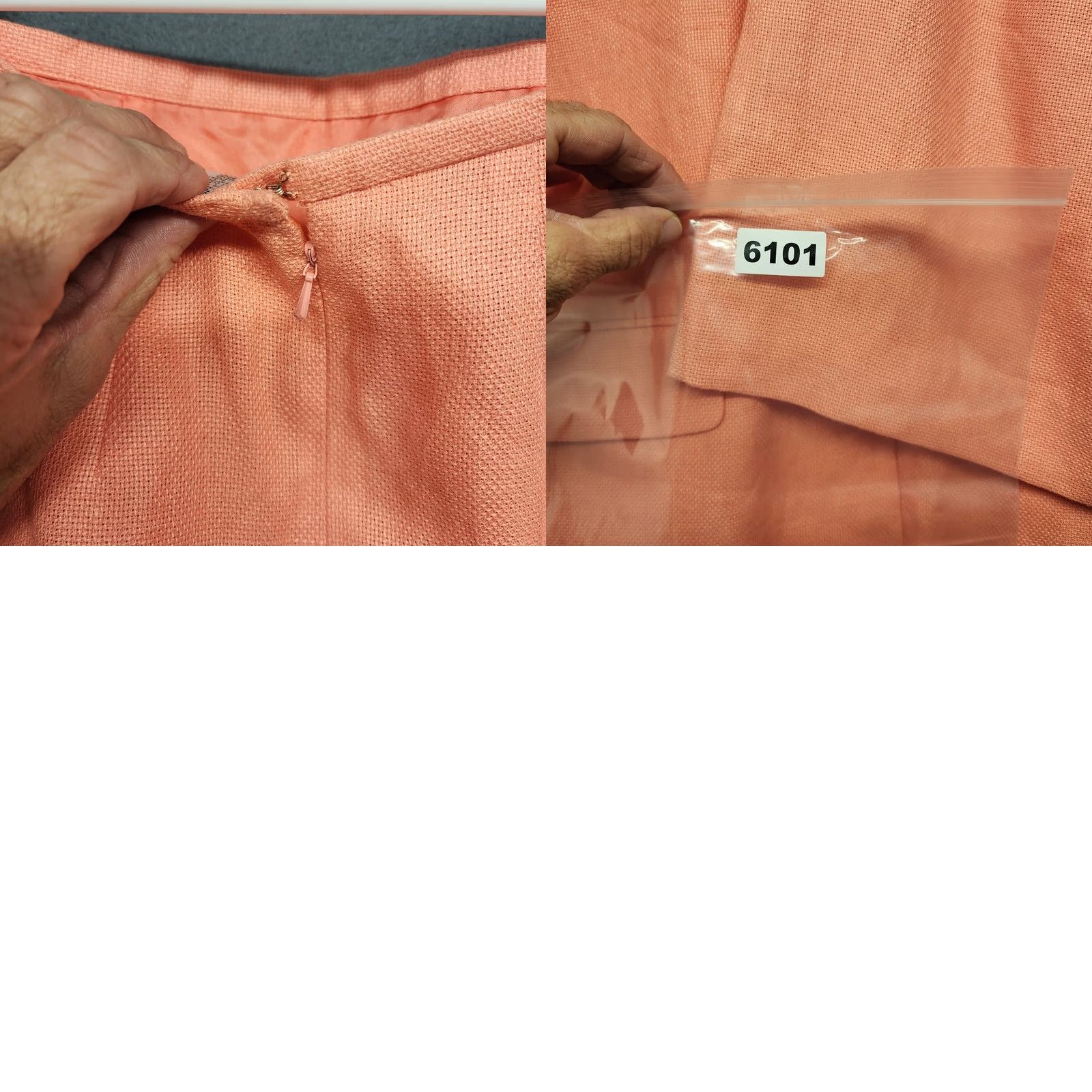 Talbots Talbots Irish Linen Womens Suit Jacket Skirt Set Coral Orange 2 Piece Size 4 2 4 2 Womens Preppy Size 28" / US 6 / IT 42 - 11 Thumbnail