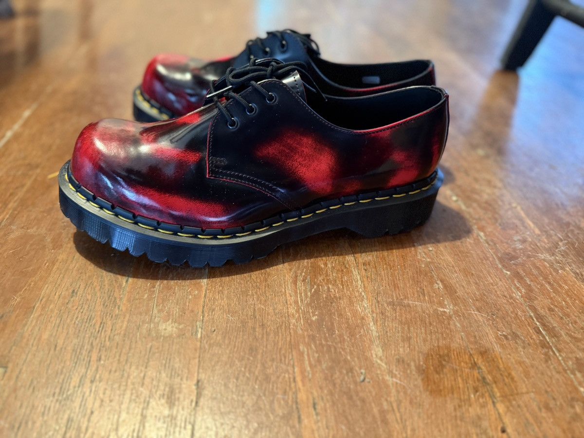Dr. Martens Dr Martens 1461 MIE Rub Off Lux Black / DMS Red