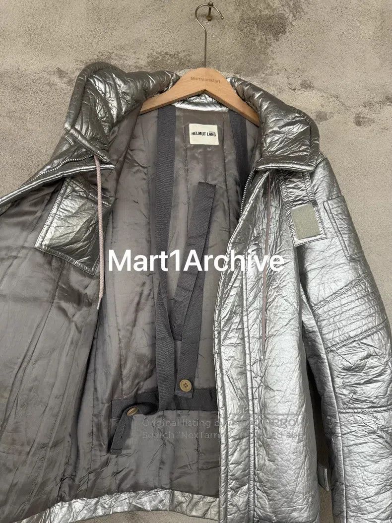 Helmut Lang HELMUT LANG Shiny Silver Space Series Jacket Size US M / EU 48-50 / 2 - 5 Thumbnail