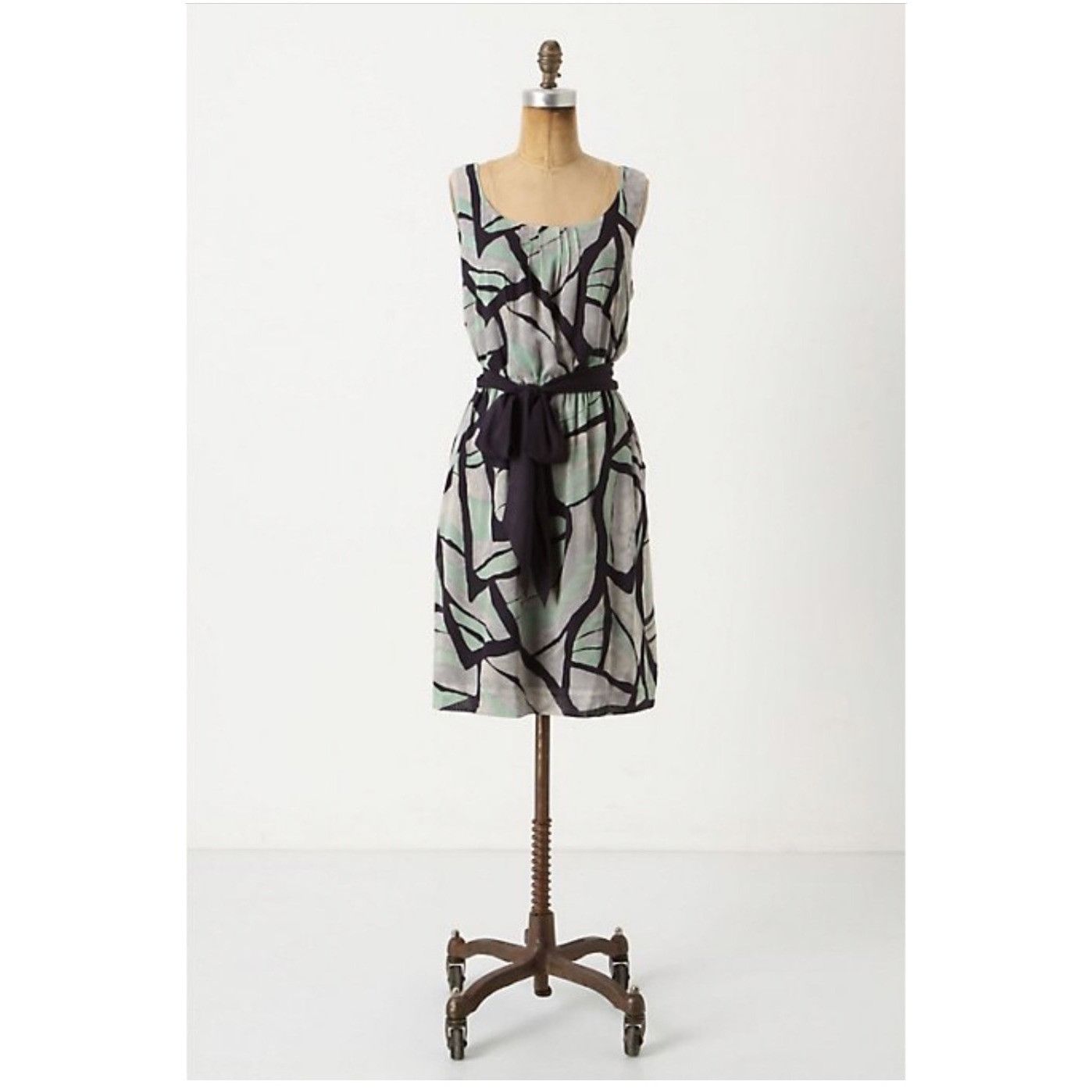 Anthropologie $98 NWT Anthropologie Odille M Dress Damselfly Sundress Gree Size M / US 6-8 / IT 42-44 - 1 Thumbnail