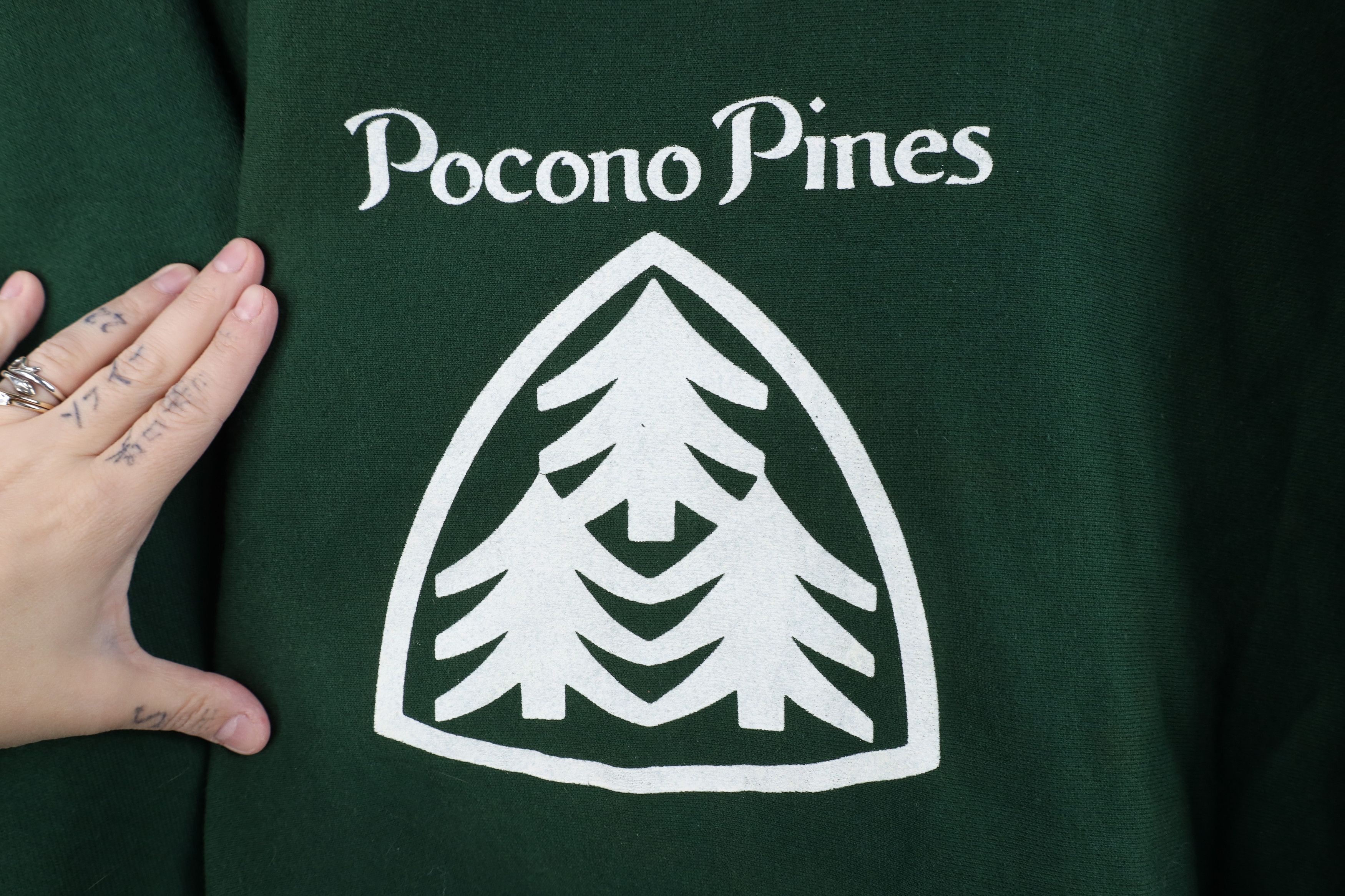 Vintage Vintage 90s Heavyweight Pocono Pines Crewneck Sweatshirt USA Size US XL / EU 56 / 4 - 4 Thumbnail