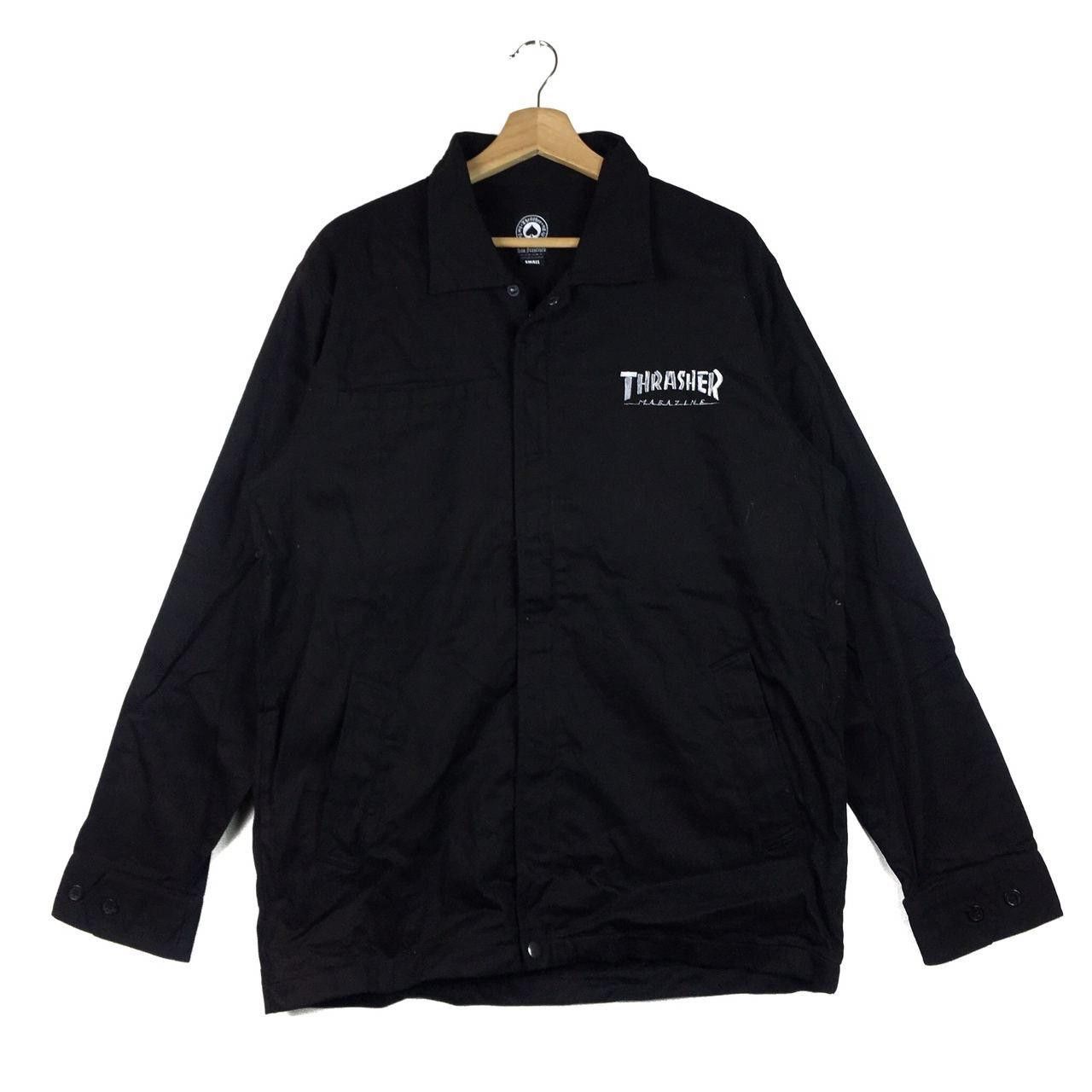 Thrasher Vtg THRASHER MAGAZINE Skateboard San Francisco Windbreaker Size US S / EU 44-46 / 1 - 1 Thumbnail